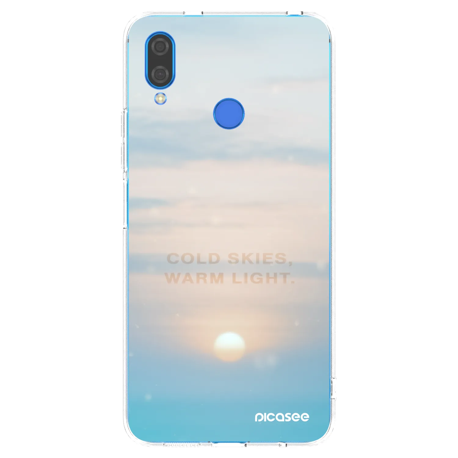 Picasee silikonový průhledný obal pro Huawei Nova 3 - COLD SKIES