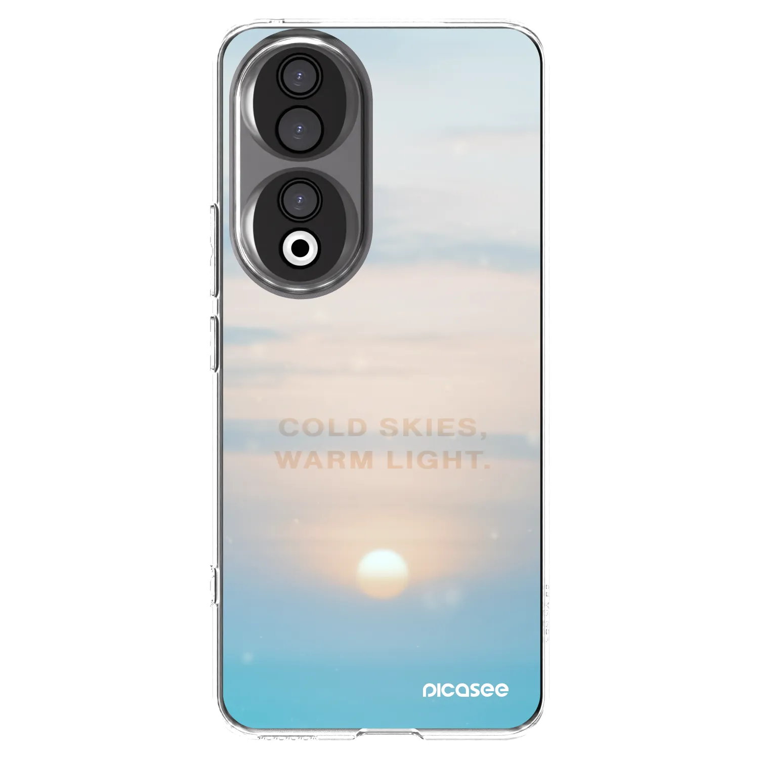 Picasee silikonový průhledný obal pro Honor 90 5G - COLD SKIES