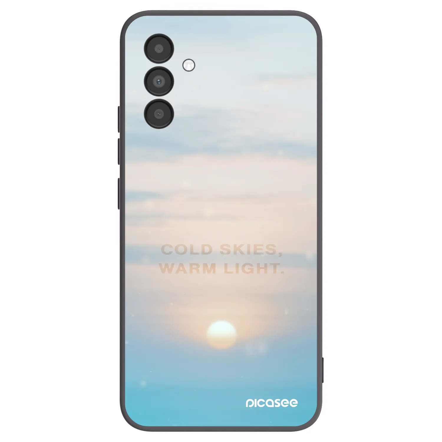 Picasee silikonový černý obal pro Samsung Galaxy A04s A047F - COLD SKIES