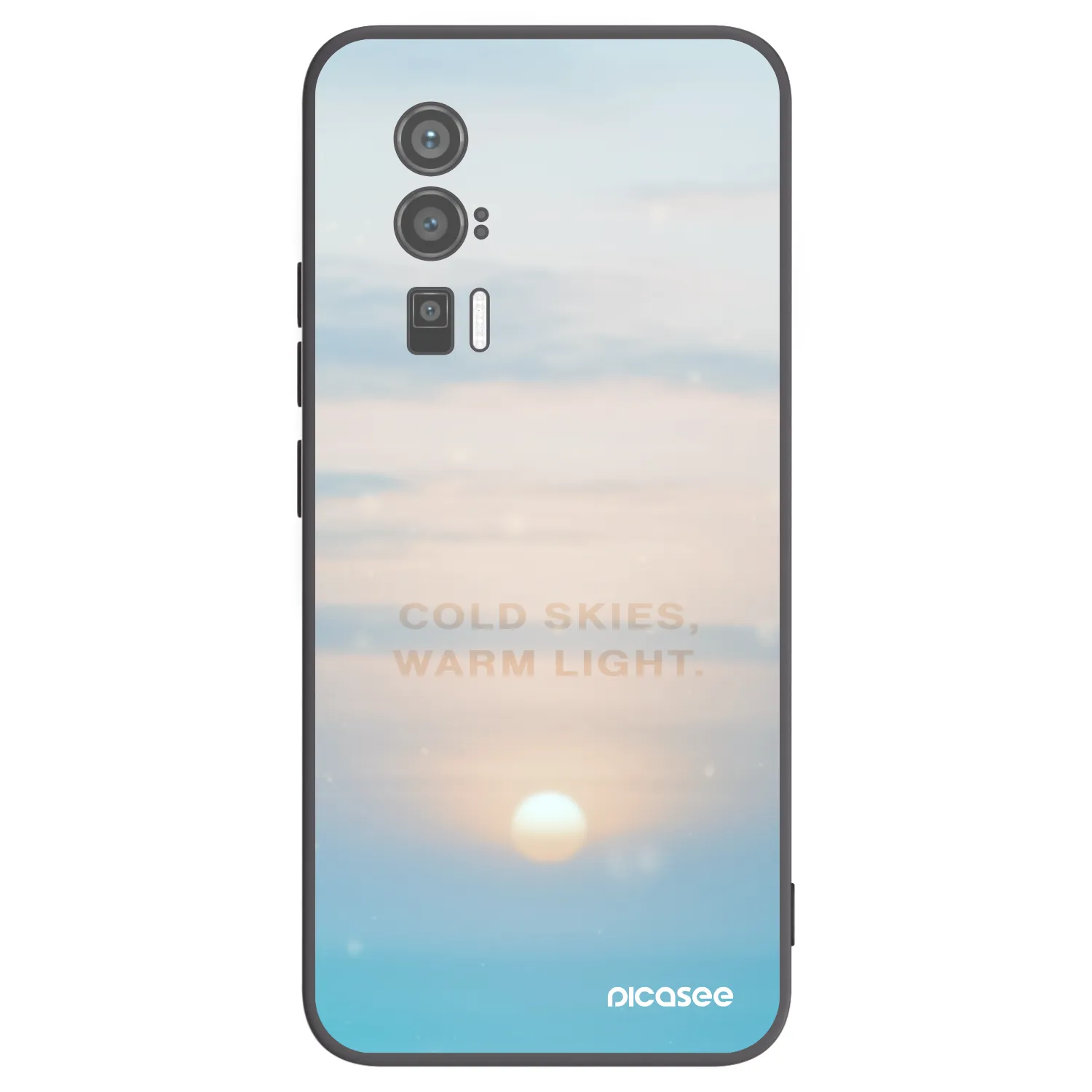 Picasee silikonový černý obal pro Xiaomi Poco F5 Pro 5G - COLD SKIES