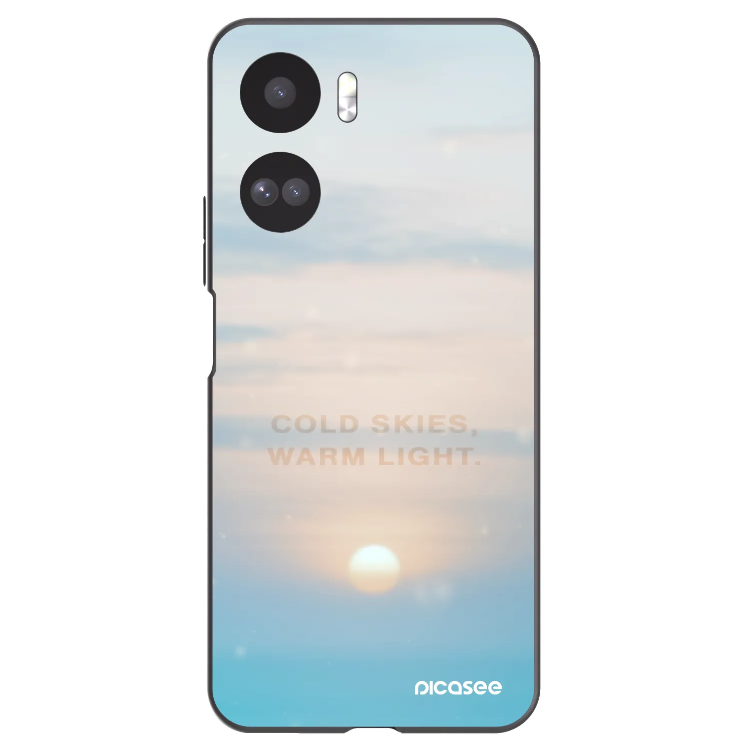 Picasee silikonový černý obal pro Honor 90 Lite 5G - COLD SKIES