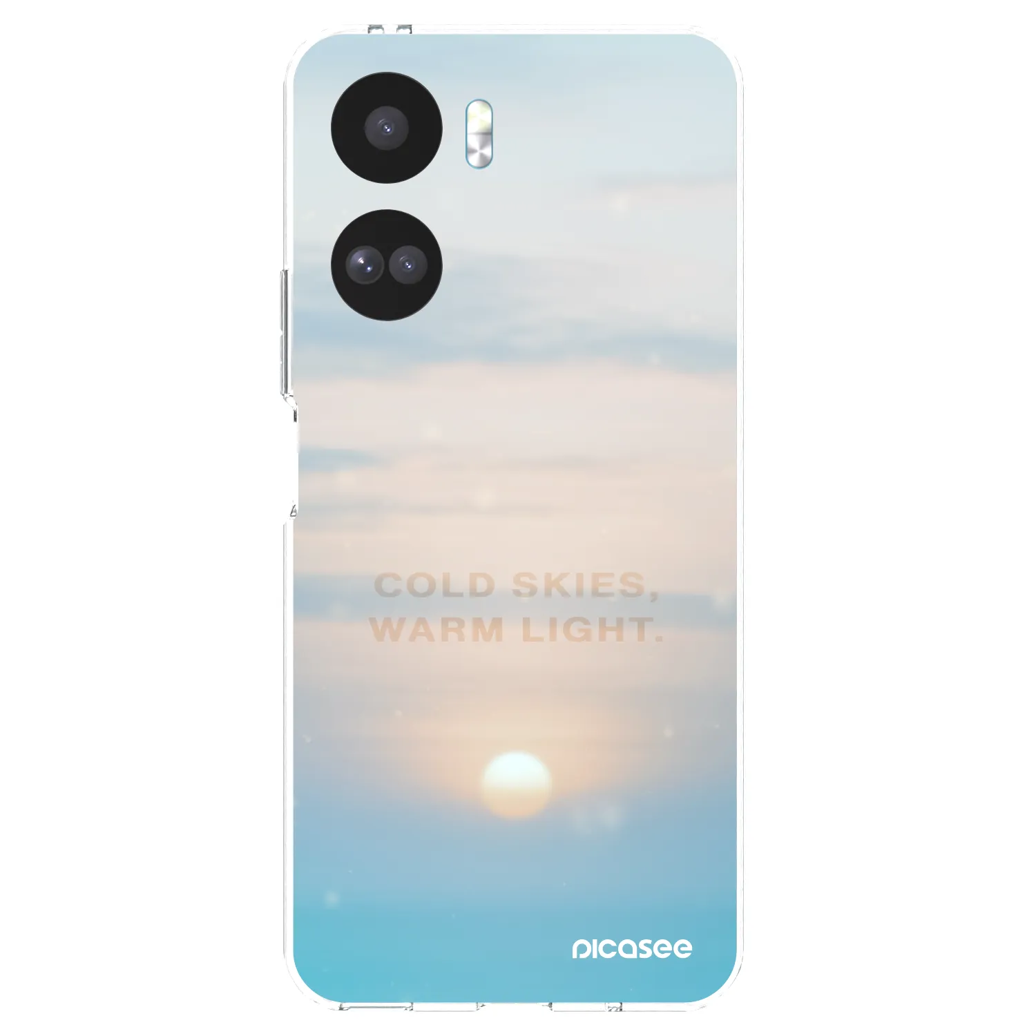 Picasee silikonový průhledný obal pro Honor 90 Lite 5G - COLD SKIES