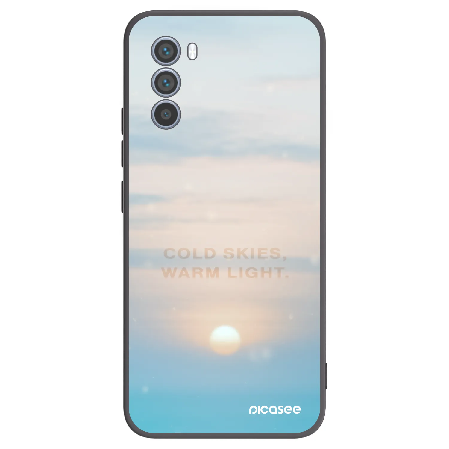 Picasee silikonový černý obal pro Motorola Moto G62 - COLD SKIES
