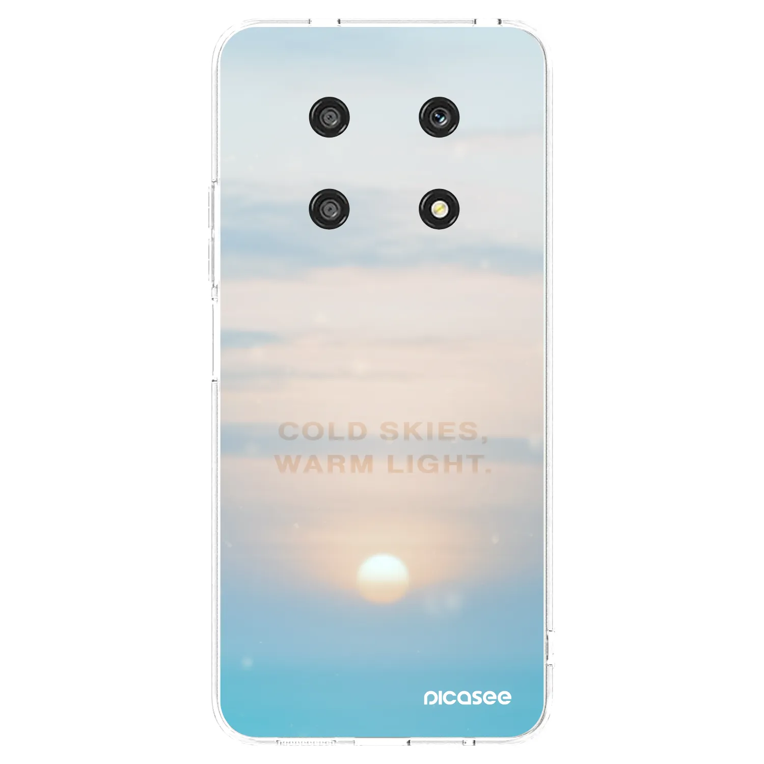Picasee silikonový průhledný obal pro Honor Magic4 Lite 5G - COLD SKIES