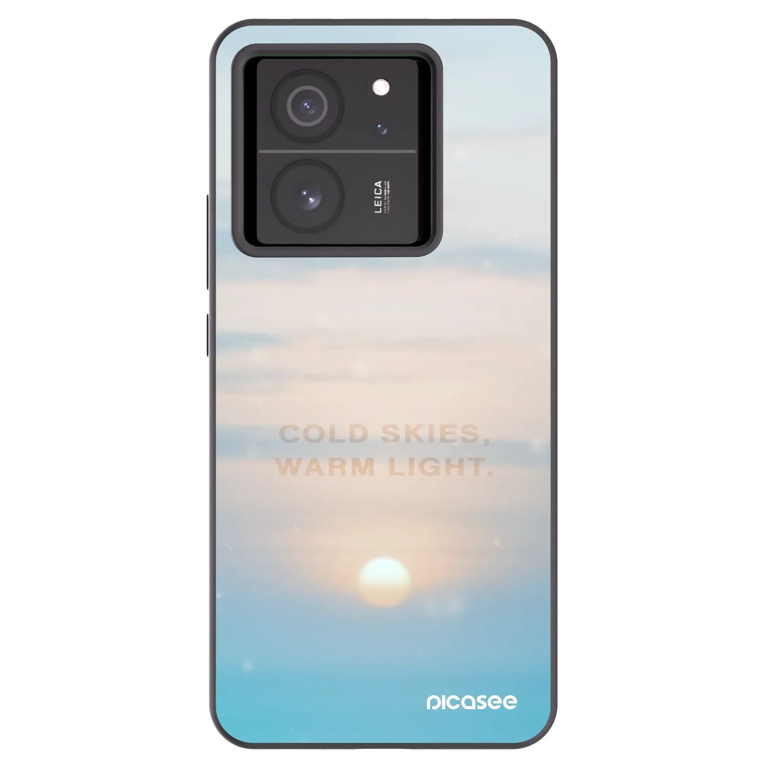 Picasee silikonový černý obal pro Xiaomi 13T - COLD SKIES
