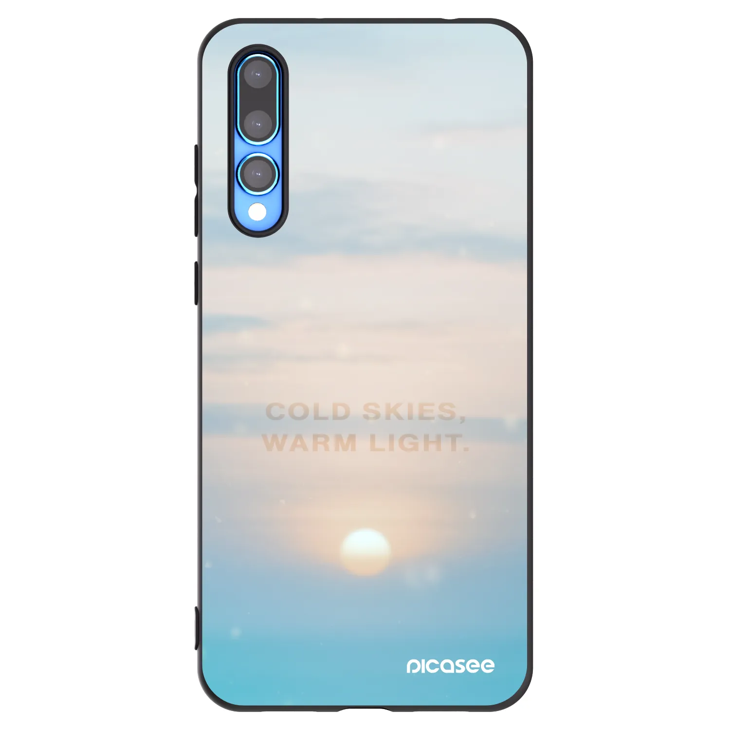 Picasee silikonový černý obal pro Huawei P20 Pro - COLD SKIES