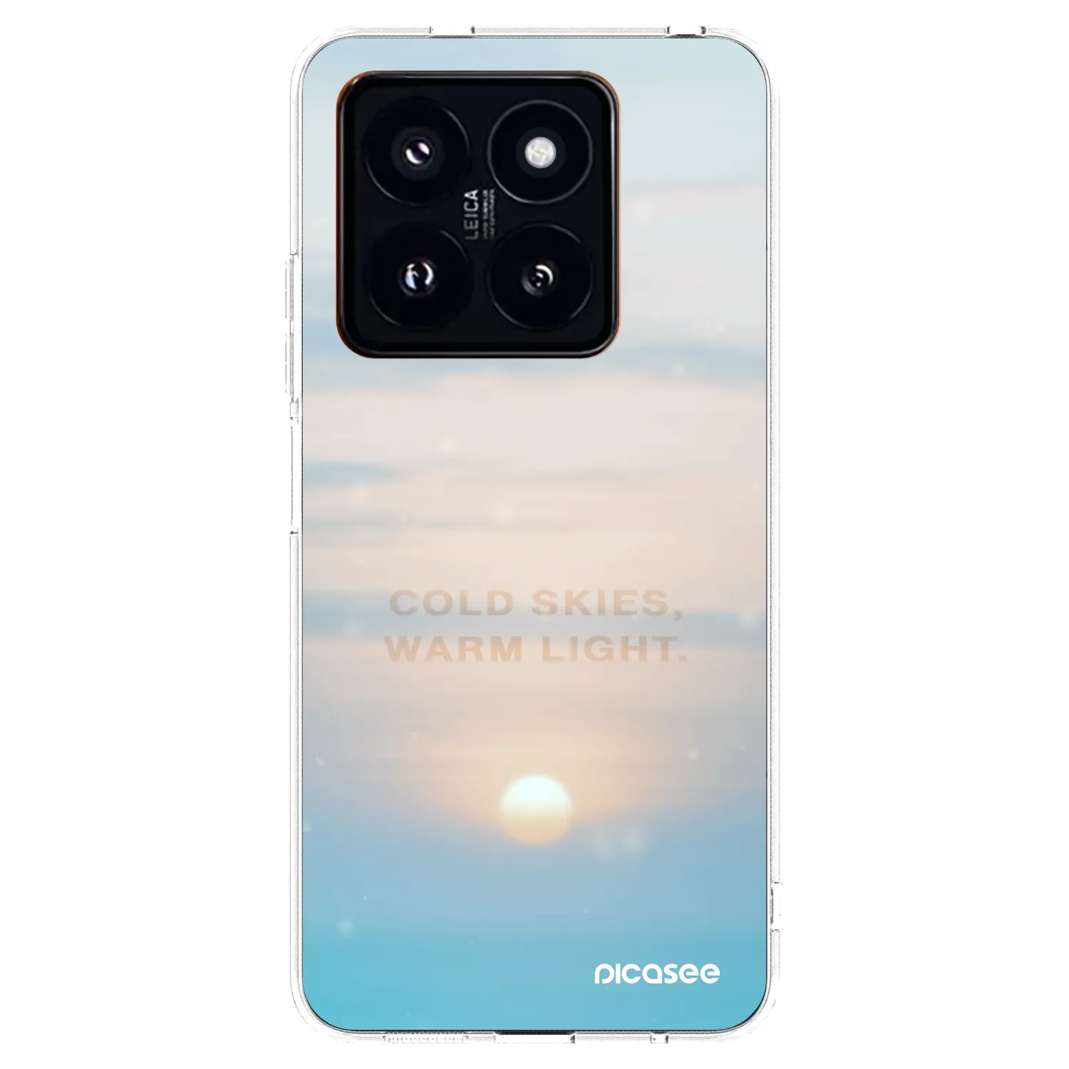 Picasee silikonový průhledný obal pro Xiaomi 14 Pro - COLD SKIES