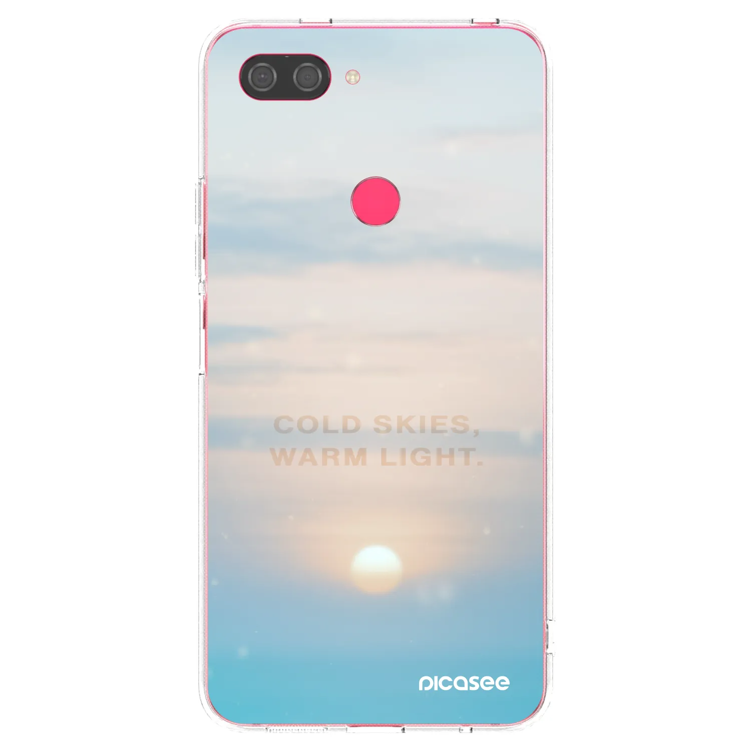 Picasee silikonový průhledný obal pro Xiaomi Mi 8 Lite - COLD SKIES
