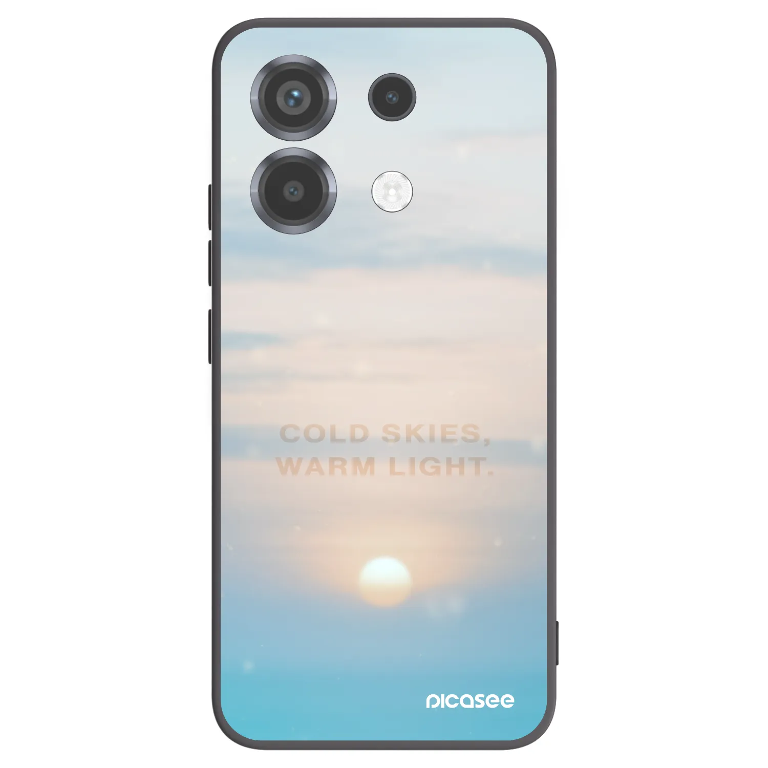 Picasee silikonový černý obal pro Xiaomi Poco X6 - COLD SKIES