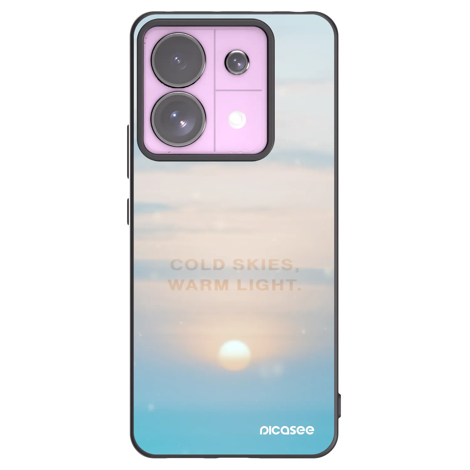 Picasee silikonový černý obal pro Xiaomi Redmi Note 13 Pro 5G - COLD SKIES