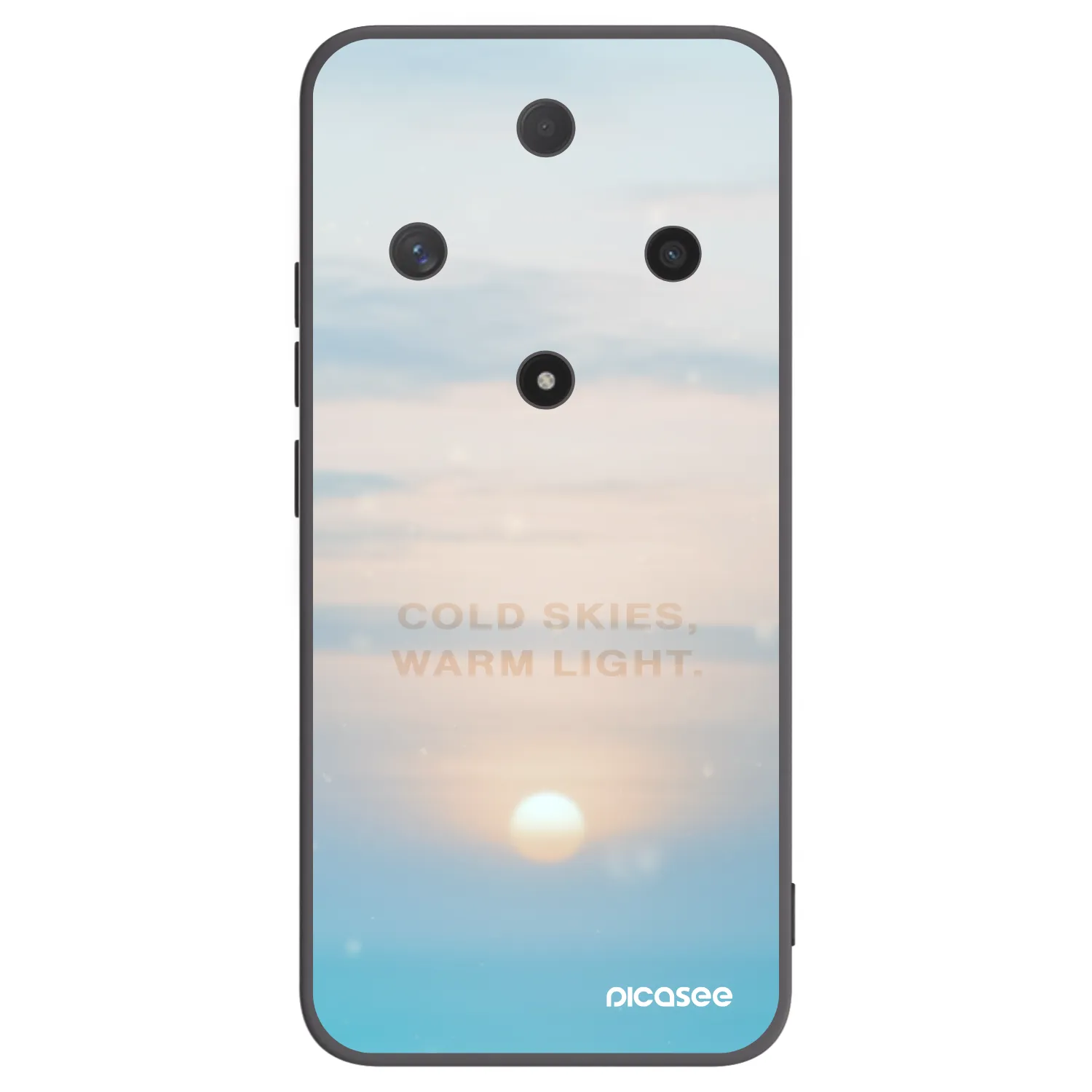 Picasee silikonový černý obal pro Honor Magic6 Lite 5G - COLD SKIES