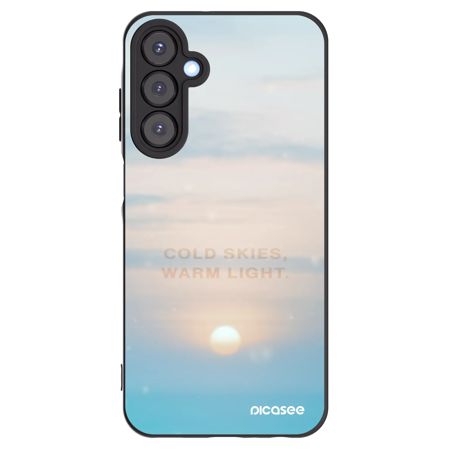 Picasee silikonový černý obal pro Samsung Galaxy A25 A256B 5G - COLD SKIES