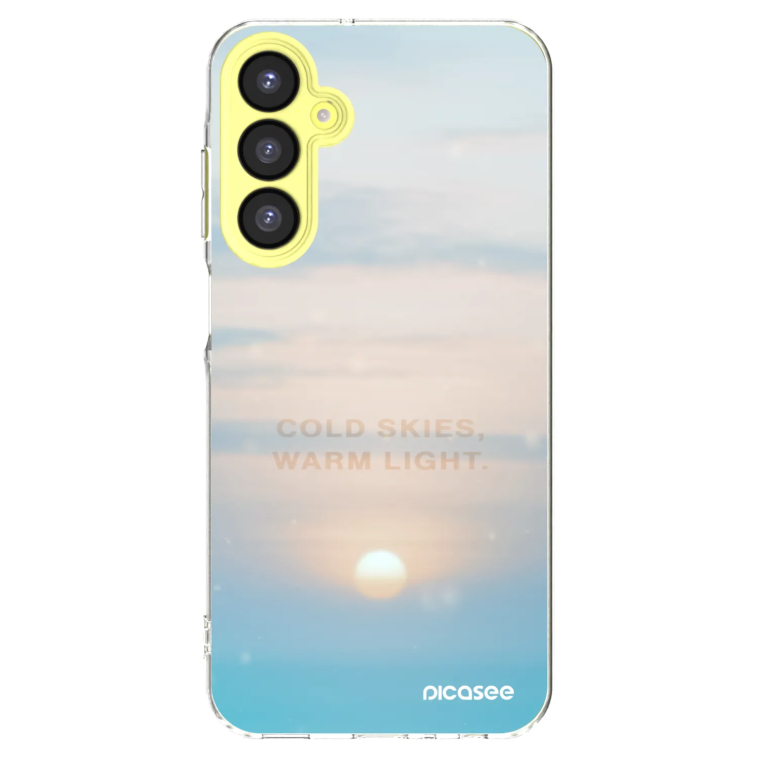 Picasee silikonový průhledný obal pro Samsung Galaxy A25 A256B 5G - COLD SKIES