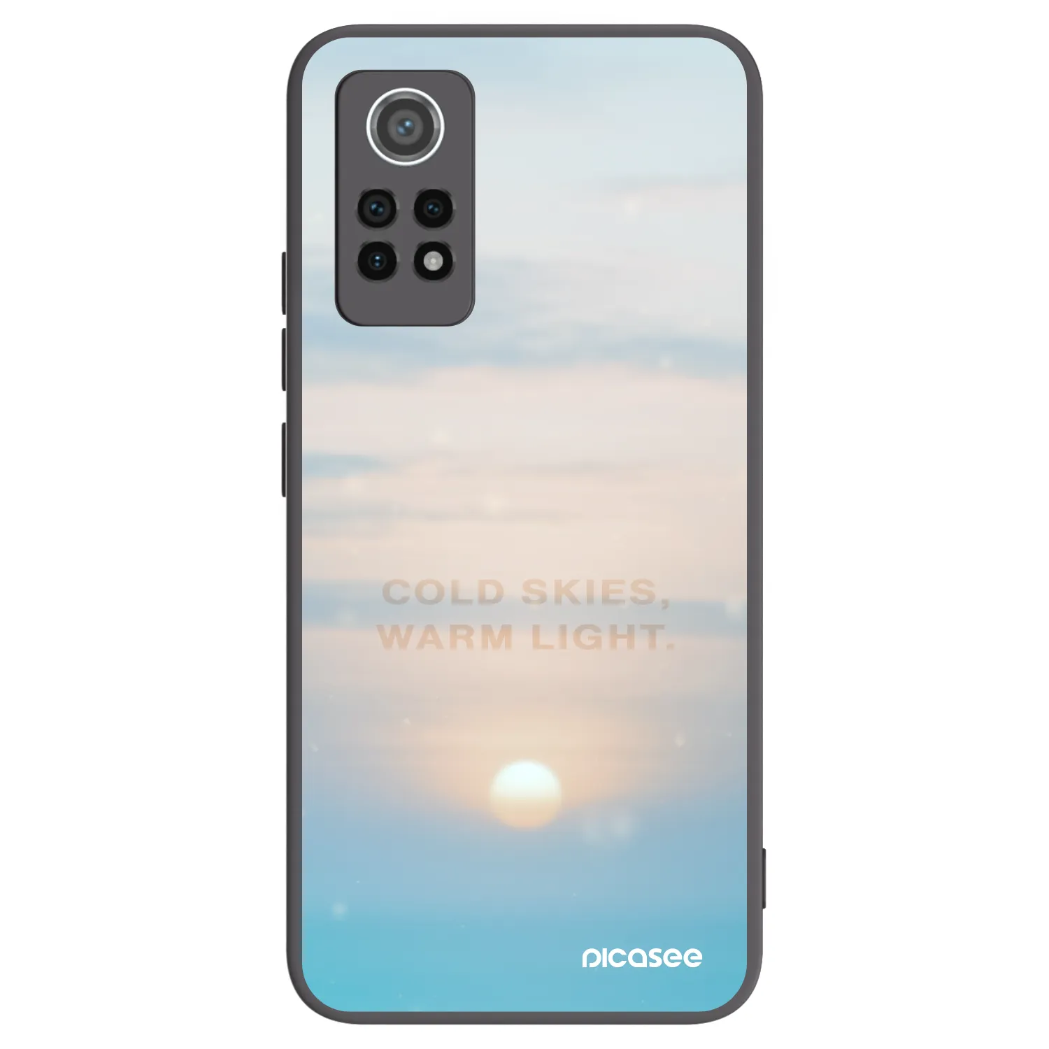 Picasee silikonový černý obal pro Xiaomi Redmi Note 12 Pro 4G - COLD SKIES