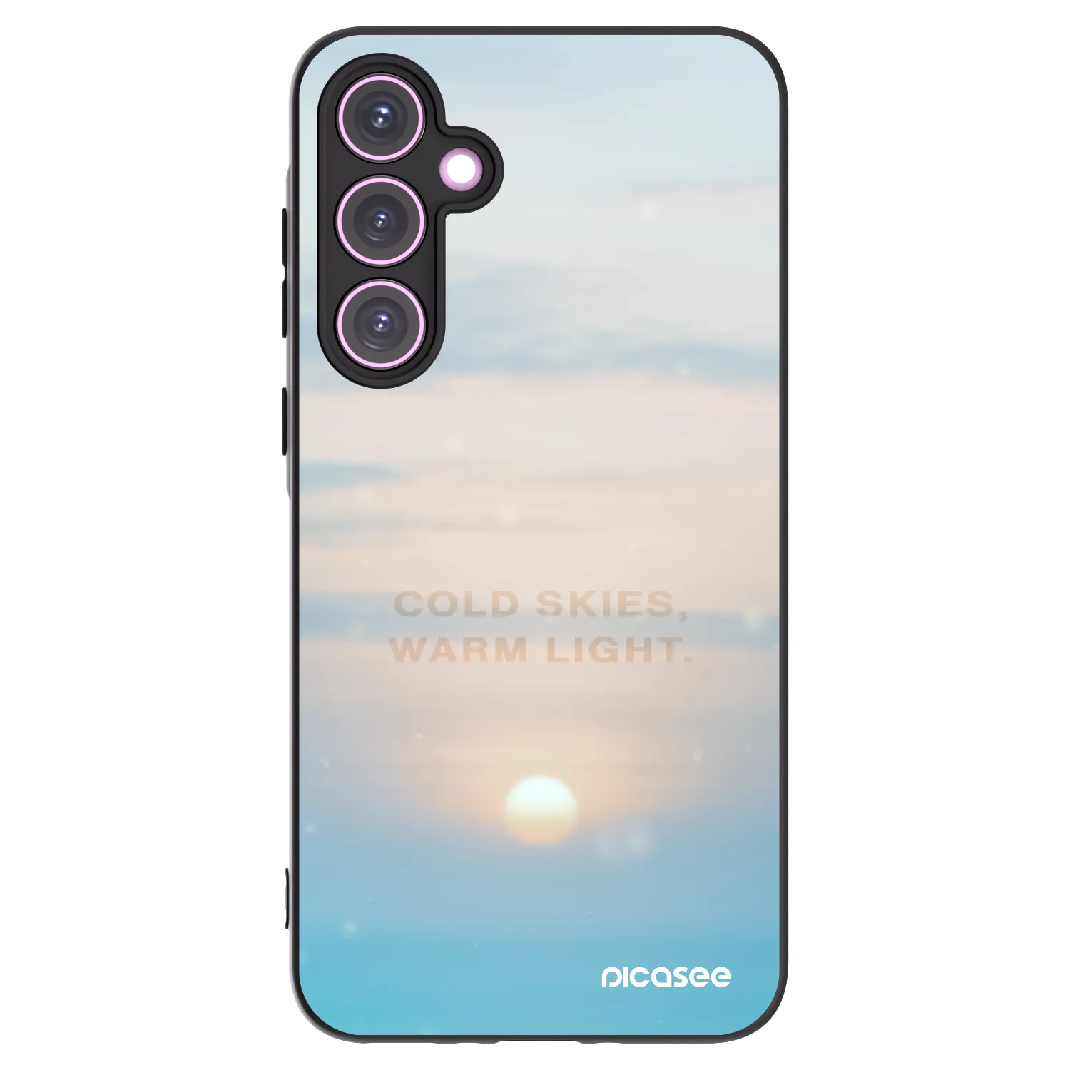 Picasee silikonový černý obal pro Samsung Galaxy A35 5G A356B - COLD SKIES