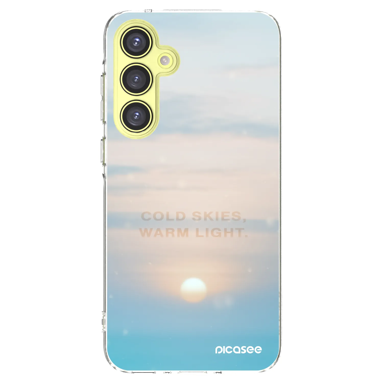 Picasee silikonový průhledný obal pro Samsung Galaxy A35 5G A356B - COLD SKIES
