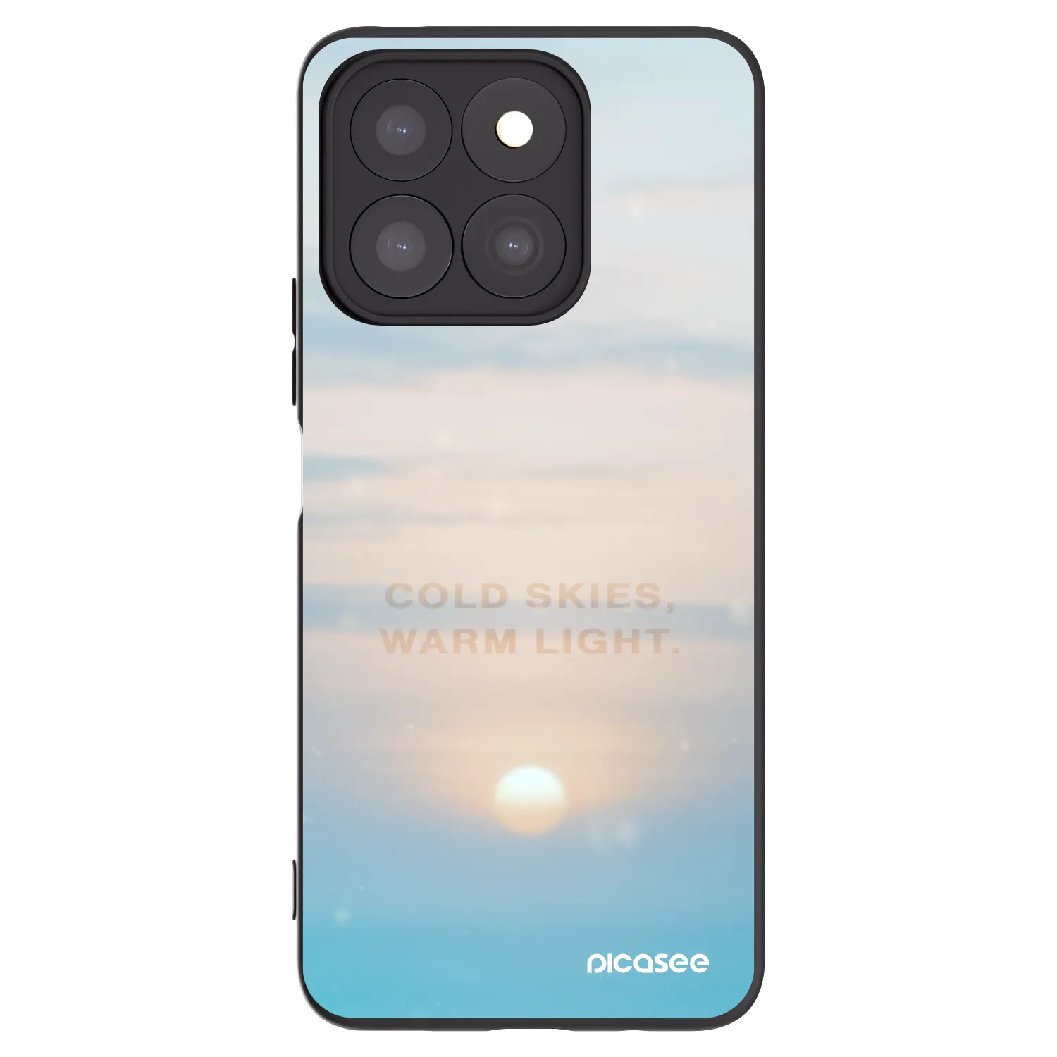 Picasee silikonový černý obal pro Honor X8b - COLD SKIES