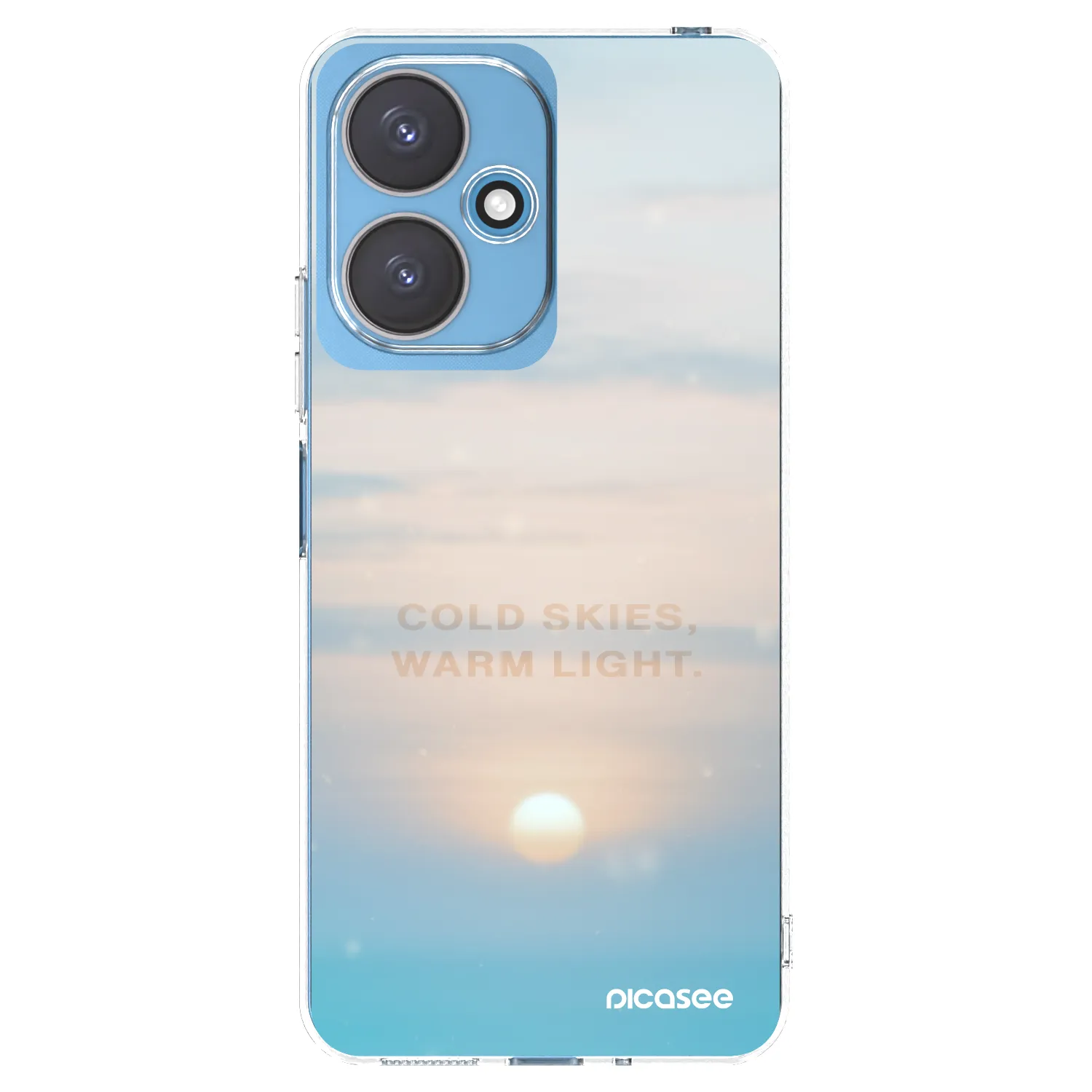Picasee silikonový průhledný obal pro Xiaomi Redmi 13C 5G - COLD SKIES