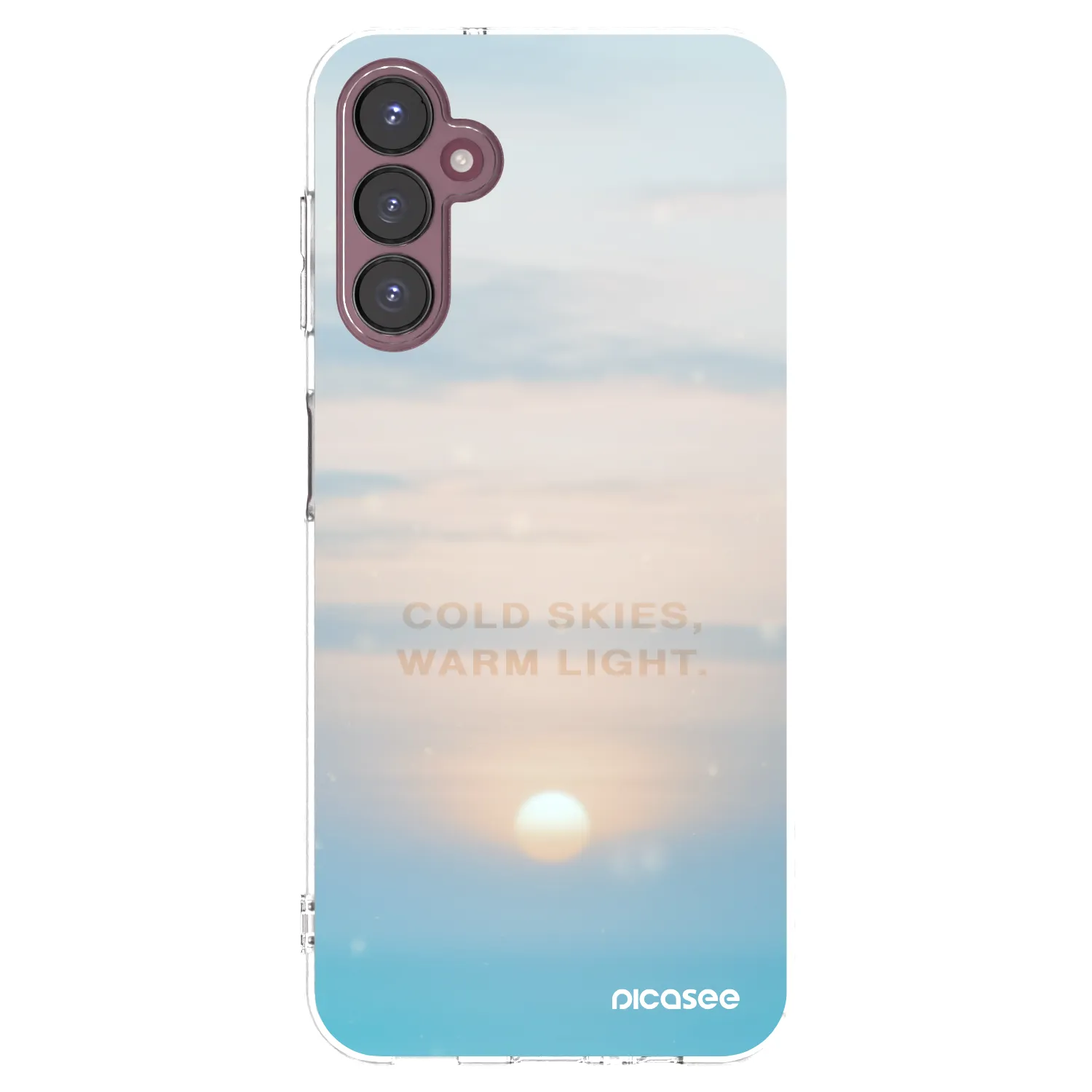Picasee silikonový průhledný obal pro Samsung Galaxy A05s A057G - COLD SKIES
