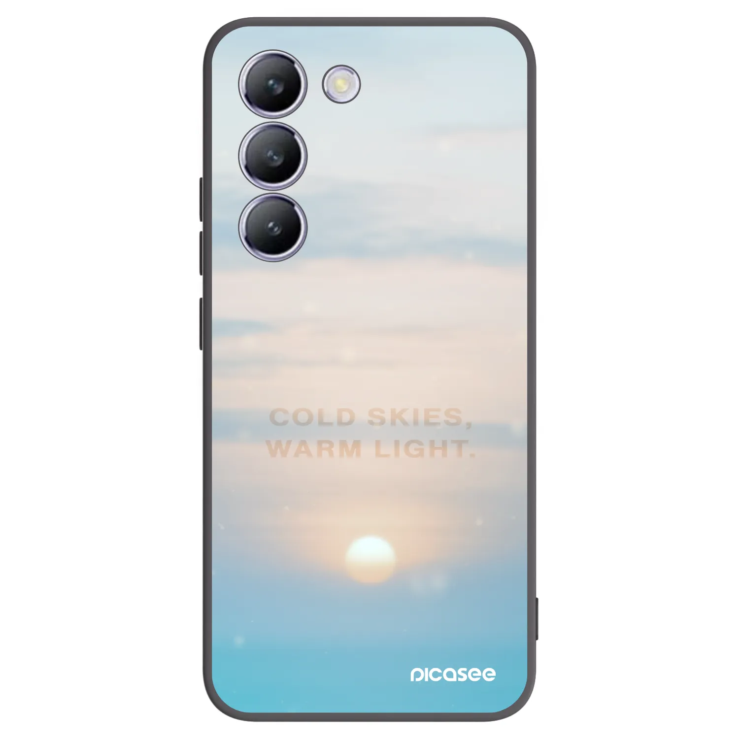 Picasee silikonový černý obal pro Vivo V40 SE 5G - COLD SKIES