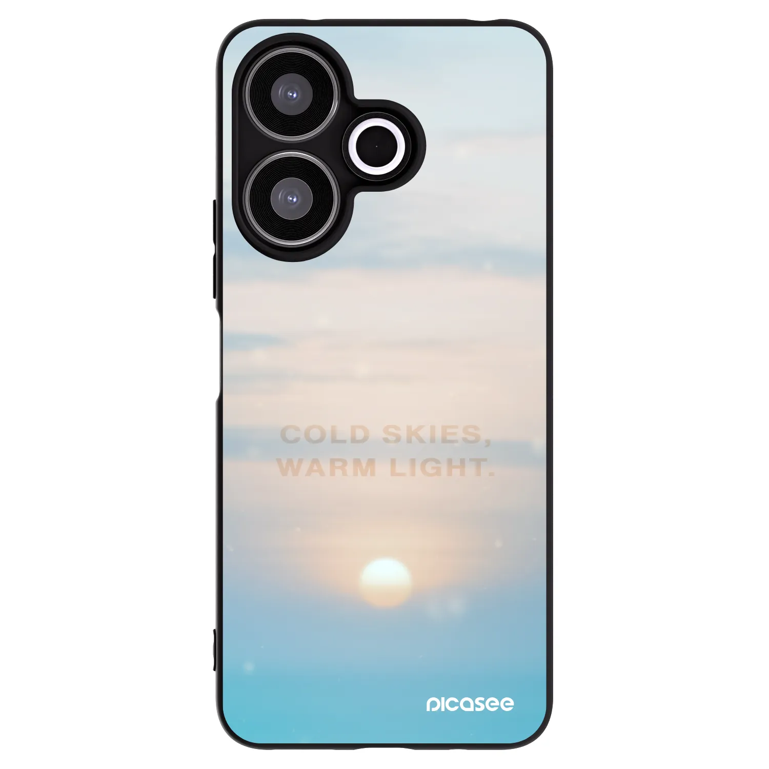 Picasee silikonový černý obal pro Xiaomi Redmi 13 4G - COLD SKIES