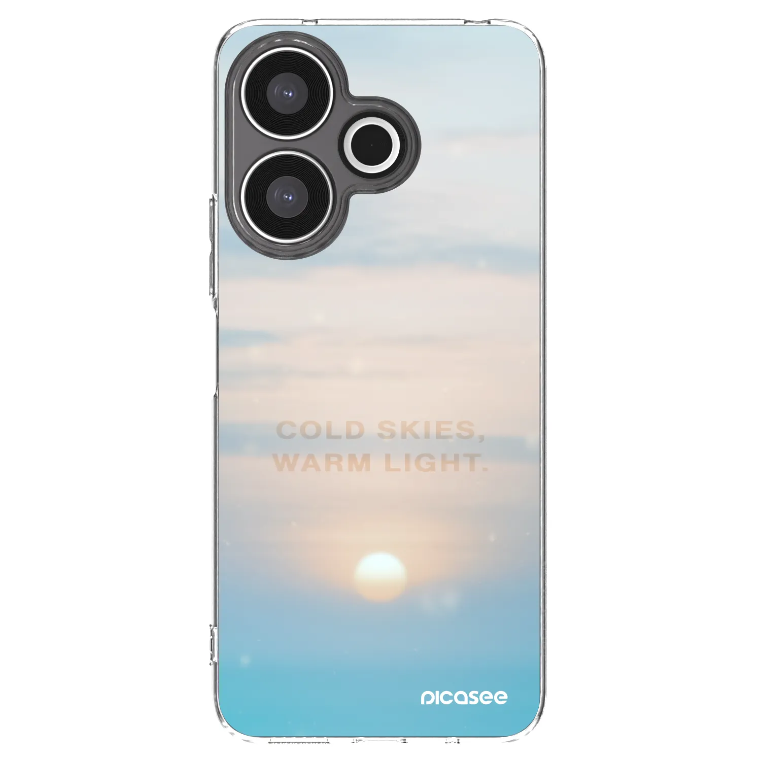Picasee silikonový průhledný obal pro Xiaomi Redmi 13 4G - COLD SKIES