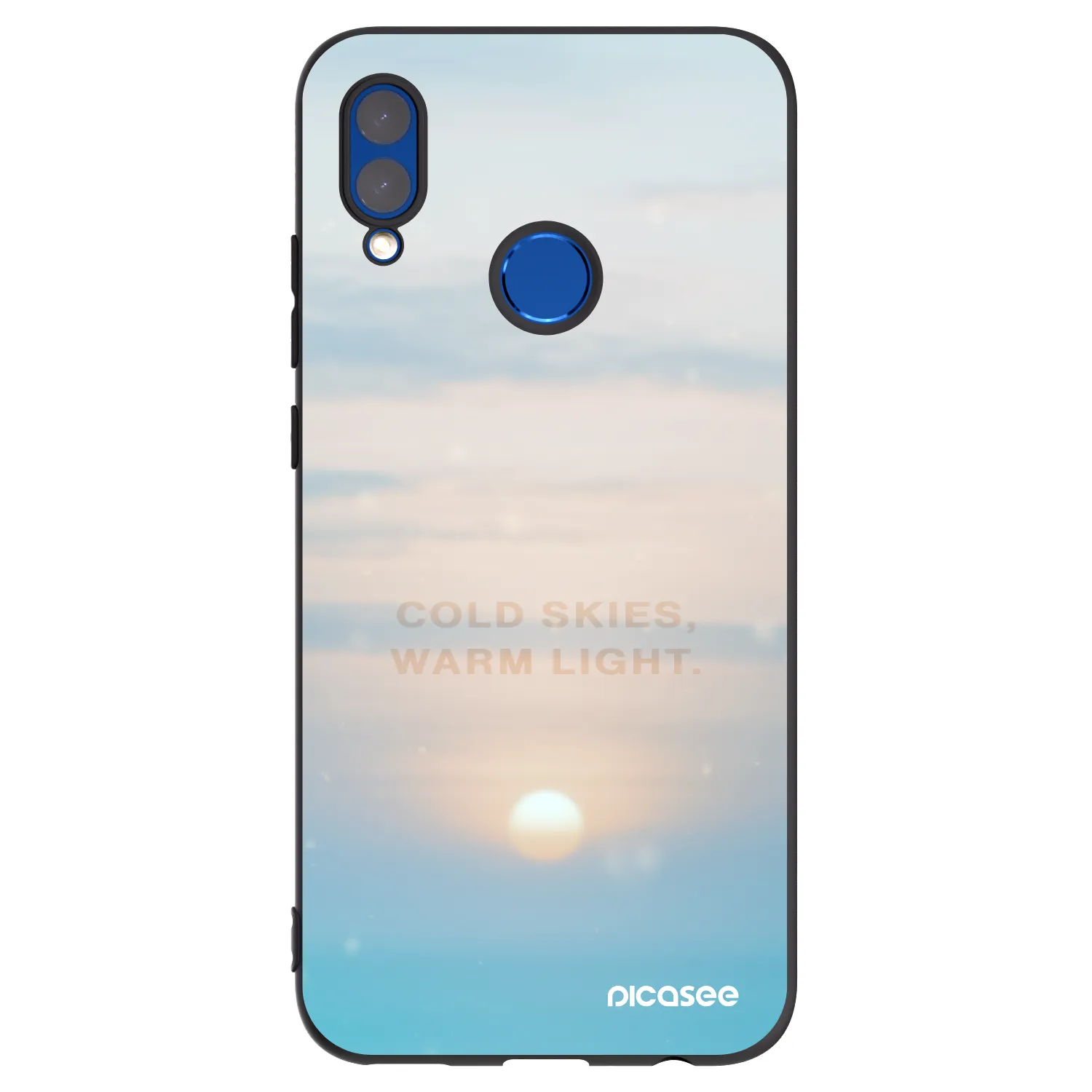 Picasee silikonový černý obal pro Honor 10 Lite - COLD SKIES
