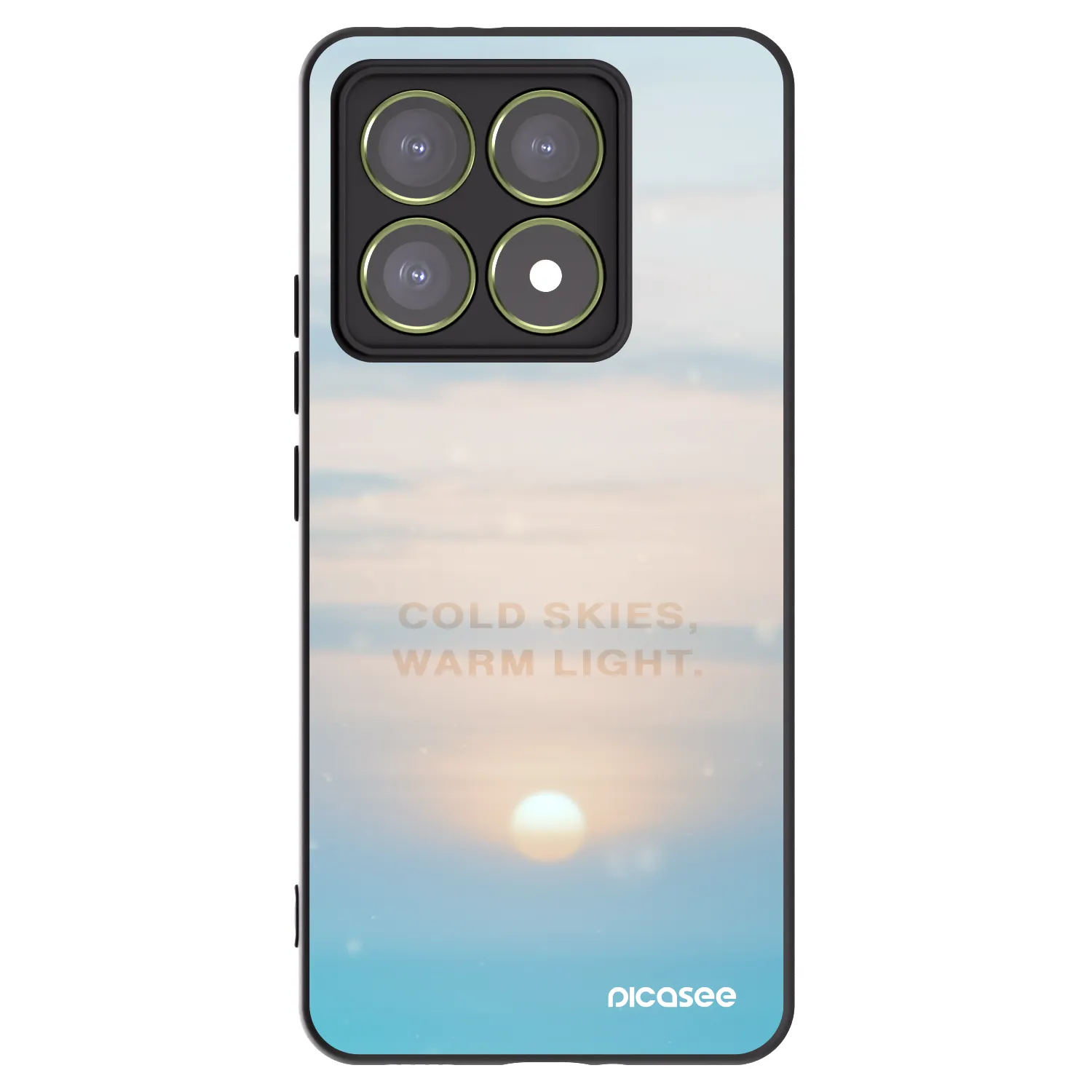Picasee silikonový černý obal pro Xiaomi 14T - COLD SKIES