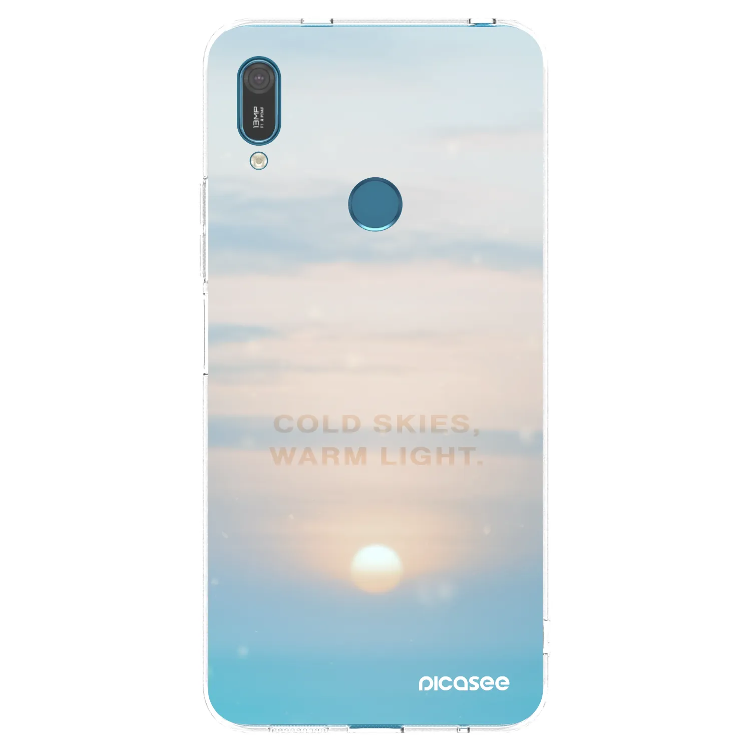 Picasee silikonový průhledný obal pro Huawei Y7 2019 - COLD SKIES