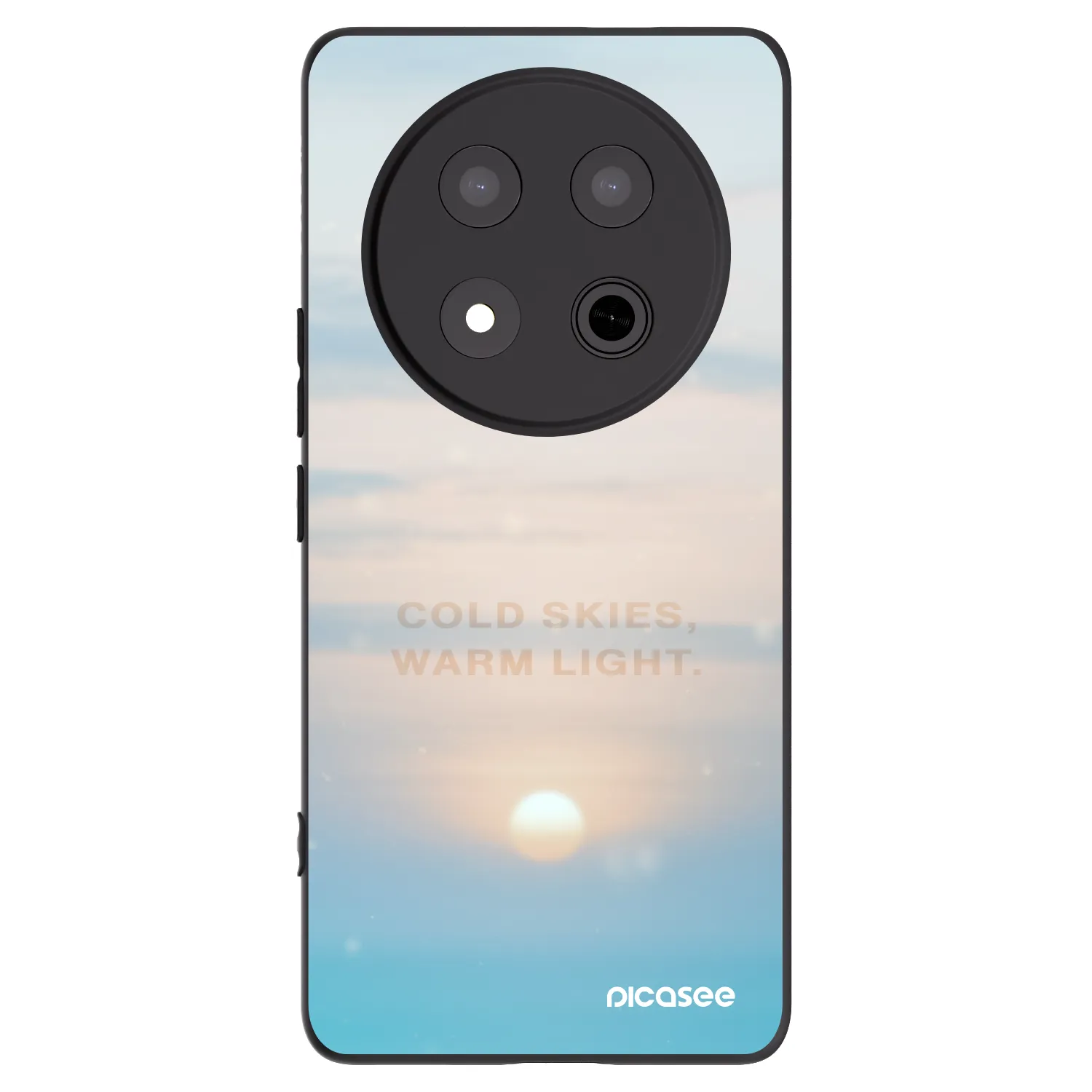 Picasee silikonový černý obal pro Honor Magic7 Lite 5G - COLD SKIES
