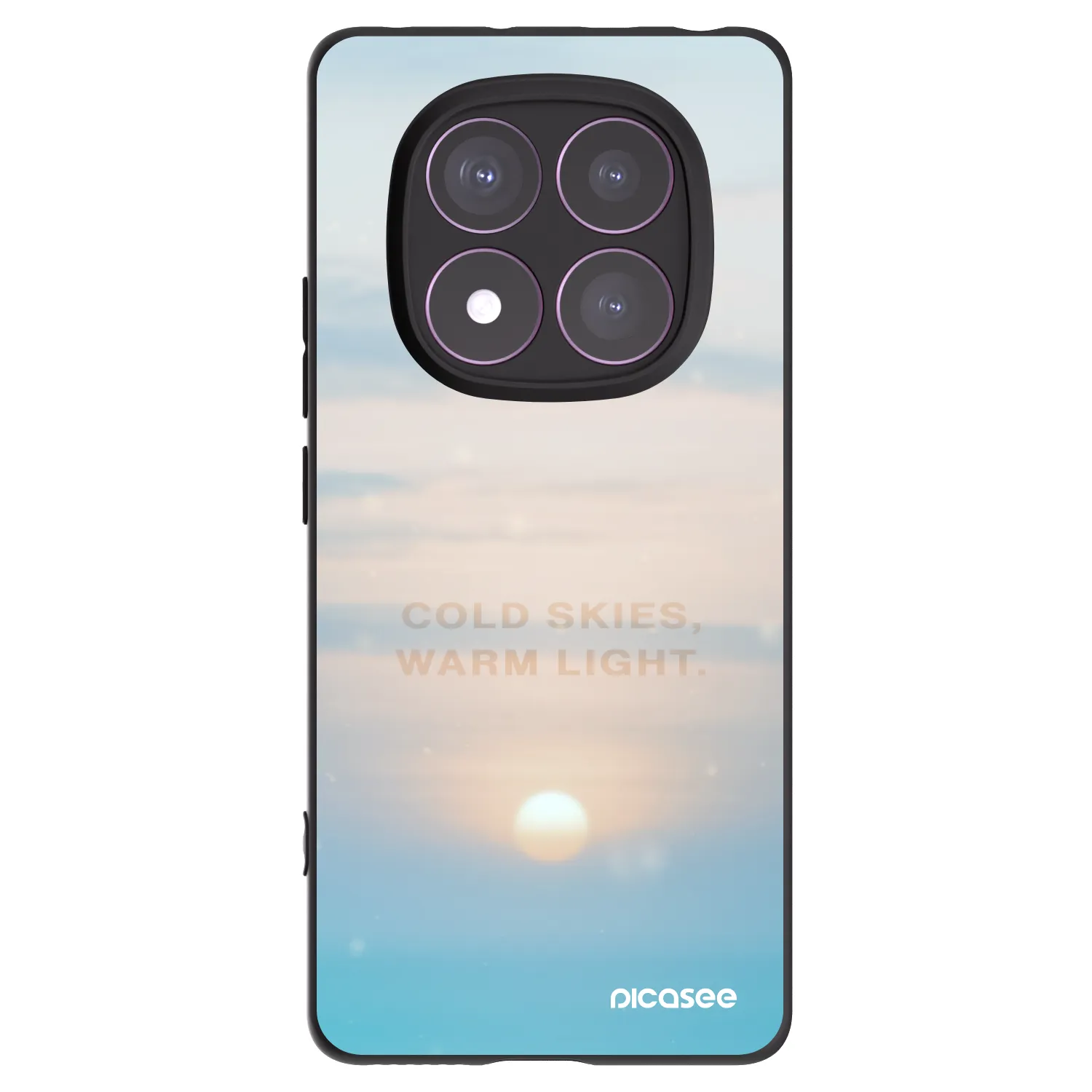 Picasee silikonový černý obal pro Xiaomi Redmi Note 14 Pro 4G - COLD SKIES