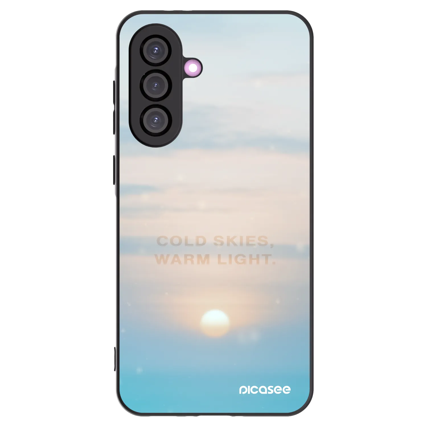 Picasee silikonový černý obal pro Samsung Galaxy A56 5G A566B - COLD SKIES