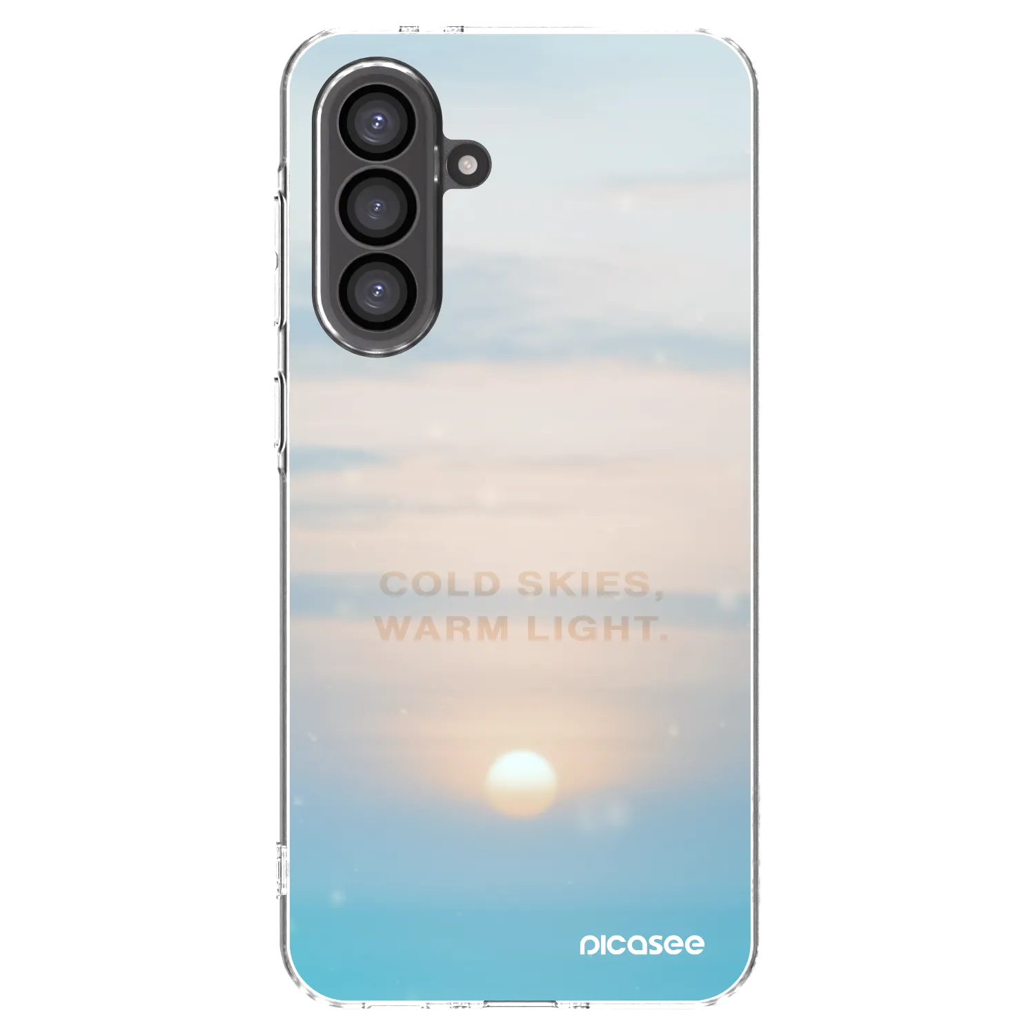 Picasee silikonový průhledný obal pro Samsung Galaxy A36 5G - COLD SKIES
