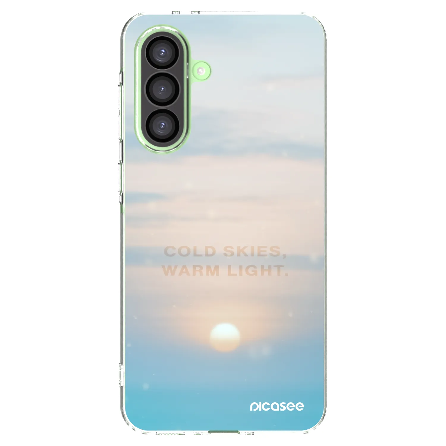 Picasee silikonový průhledný obal pro Samsung Galaxy A26 5G A266B - COLD SKIES