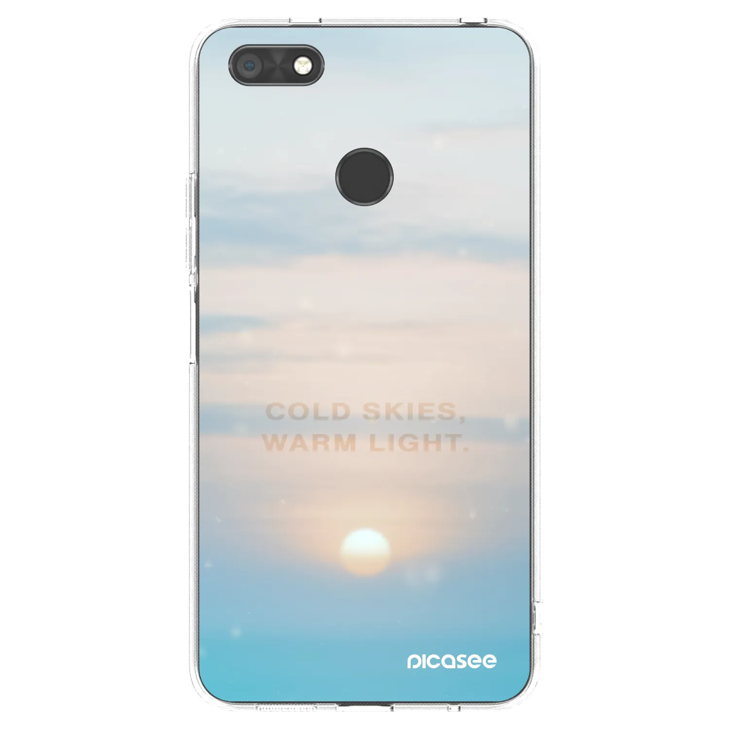 Picasee silikonový průhledný obal pro Huawei P9 Lite Mini - COLD SKIES