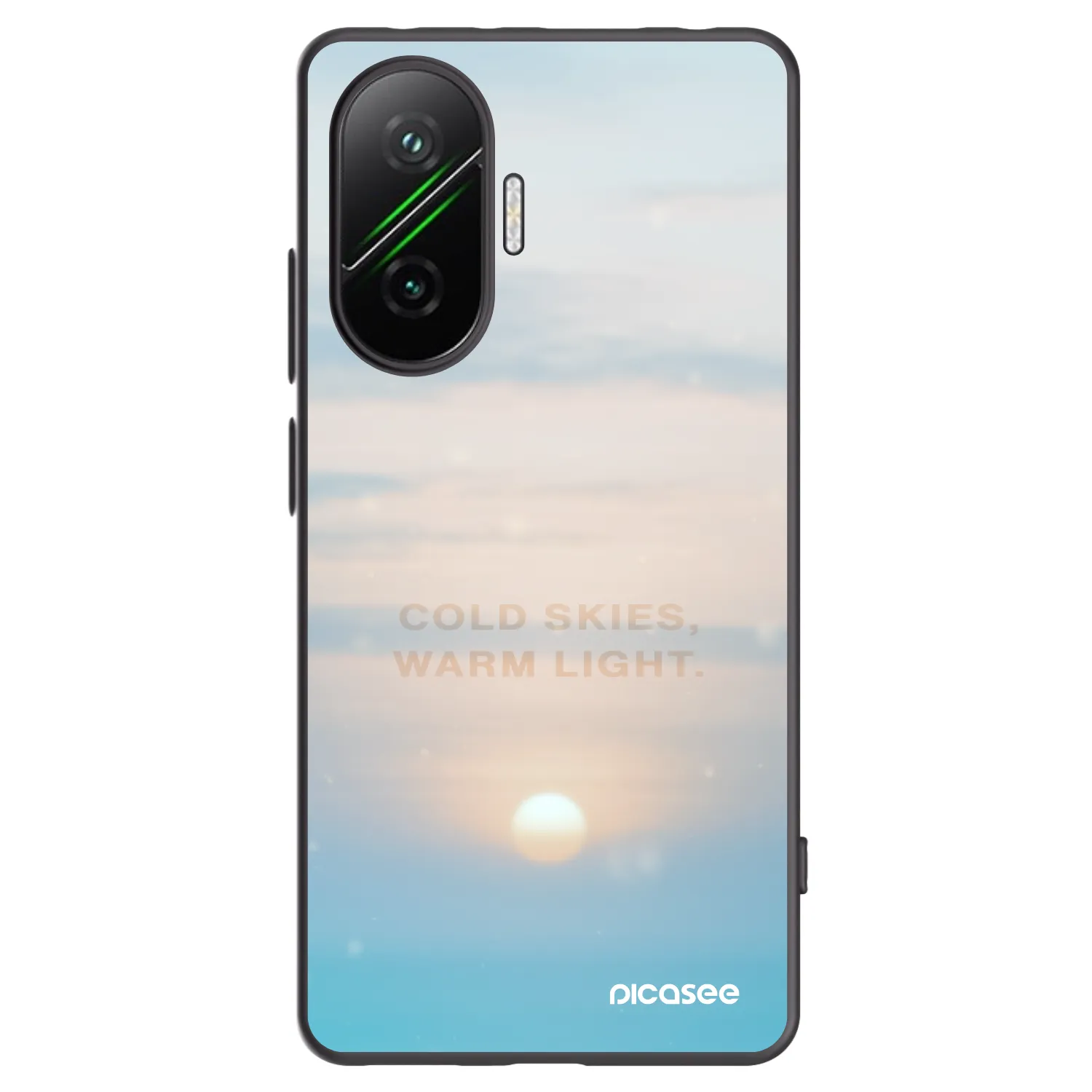 Picasee silikonový černý obal pro Xiaomi Poco F7 Pro 5G - COLD SKIES