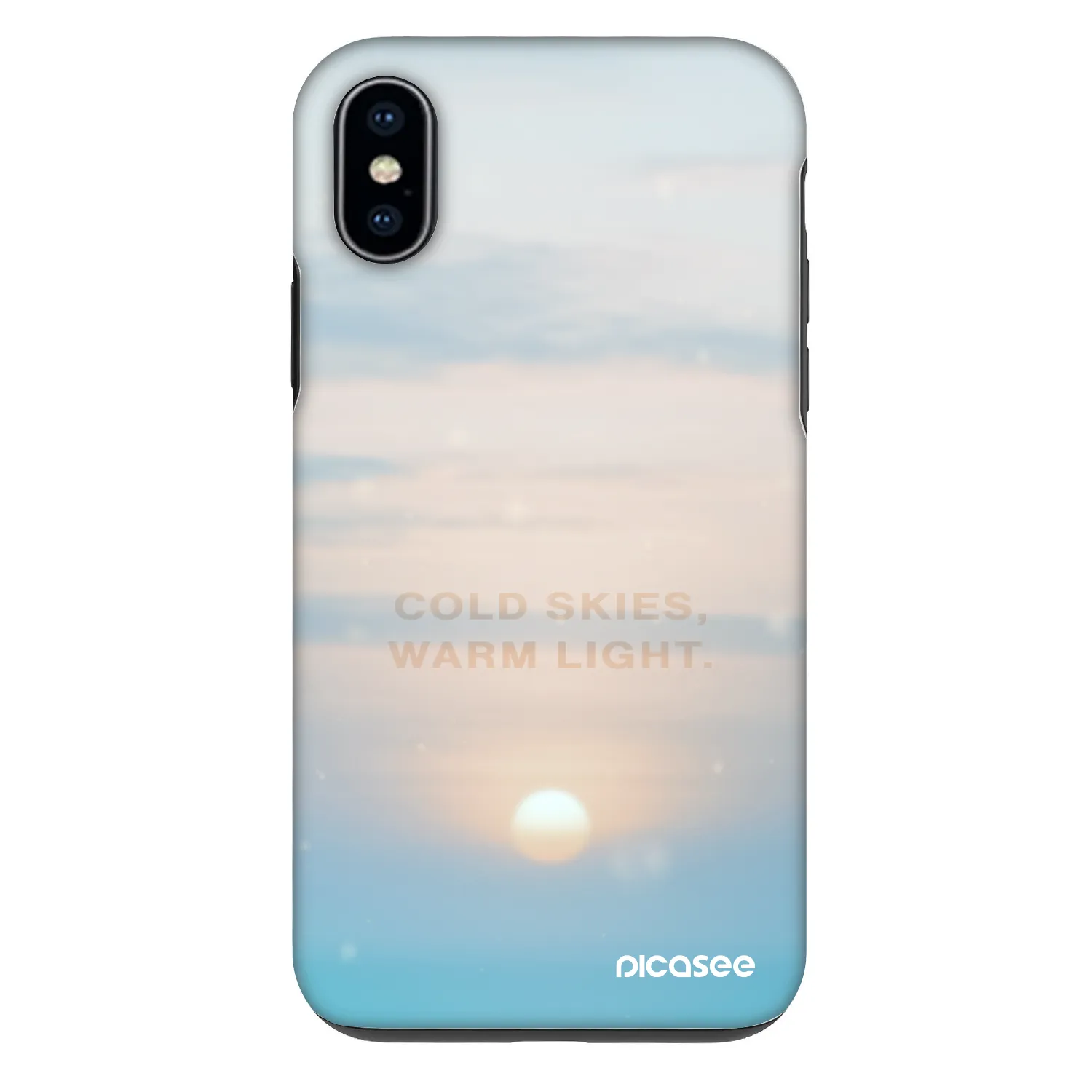 Picasee Fashion Case pro Apple iPhone X/XS - COLD SKIES