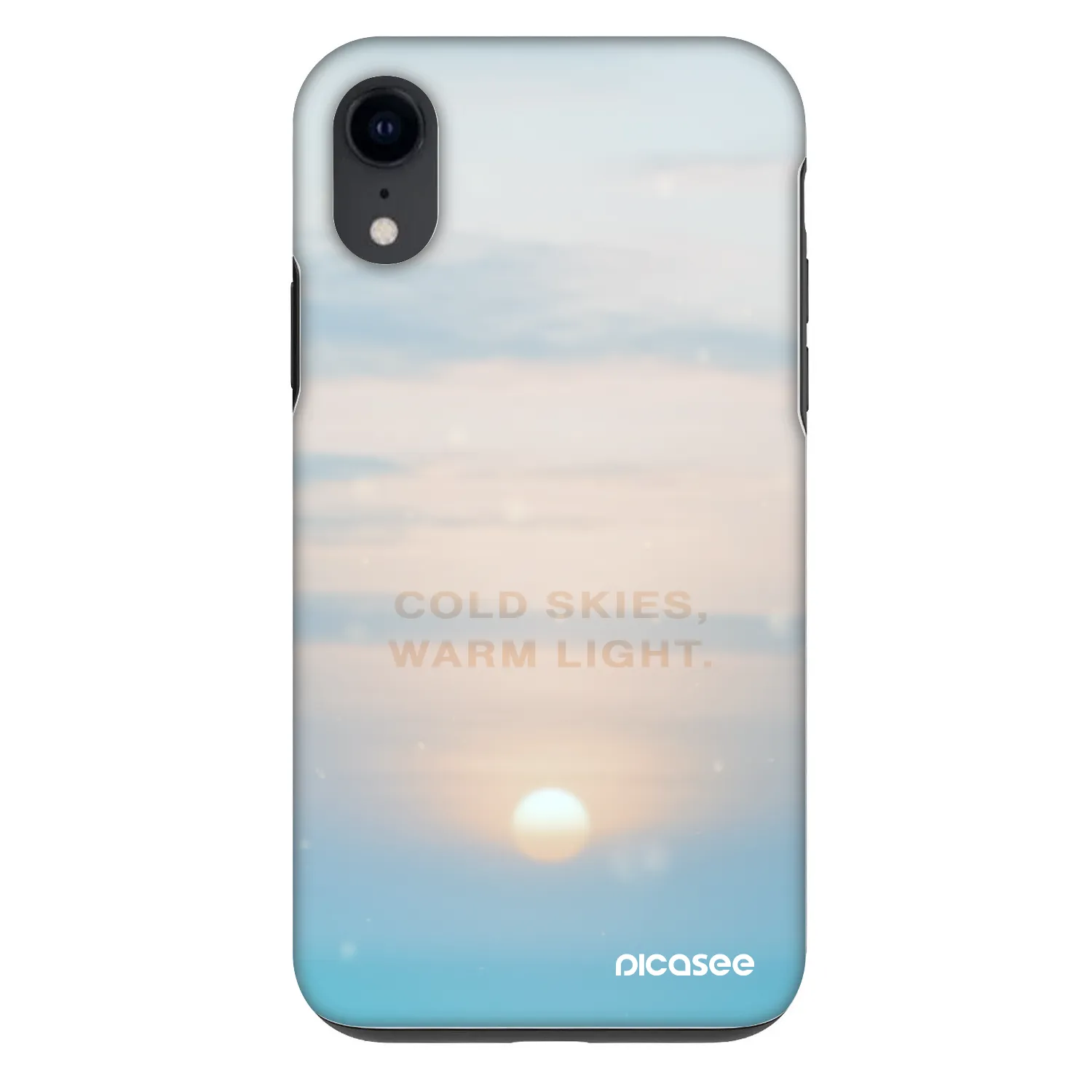 Picasee Fashion Case pro Apple iPhone XR - COLD SKIES