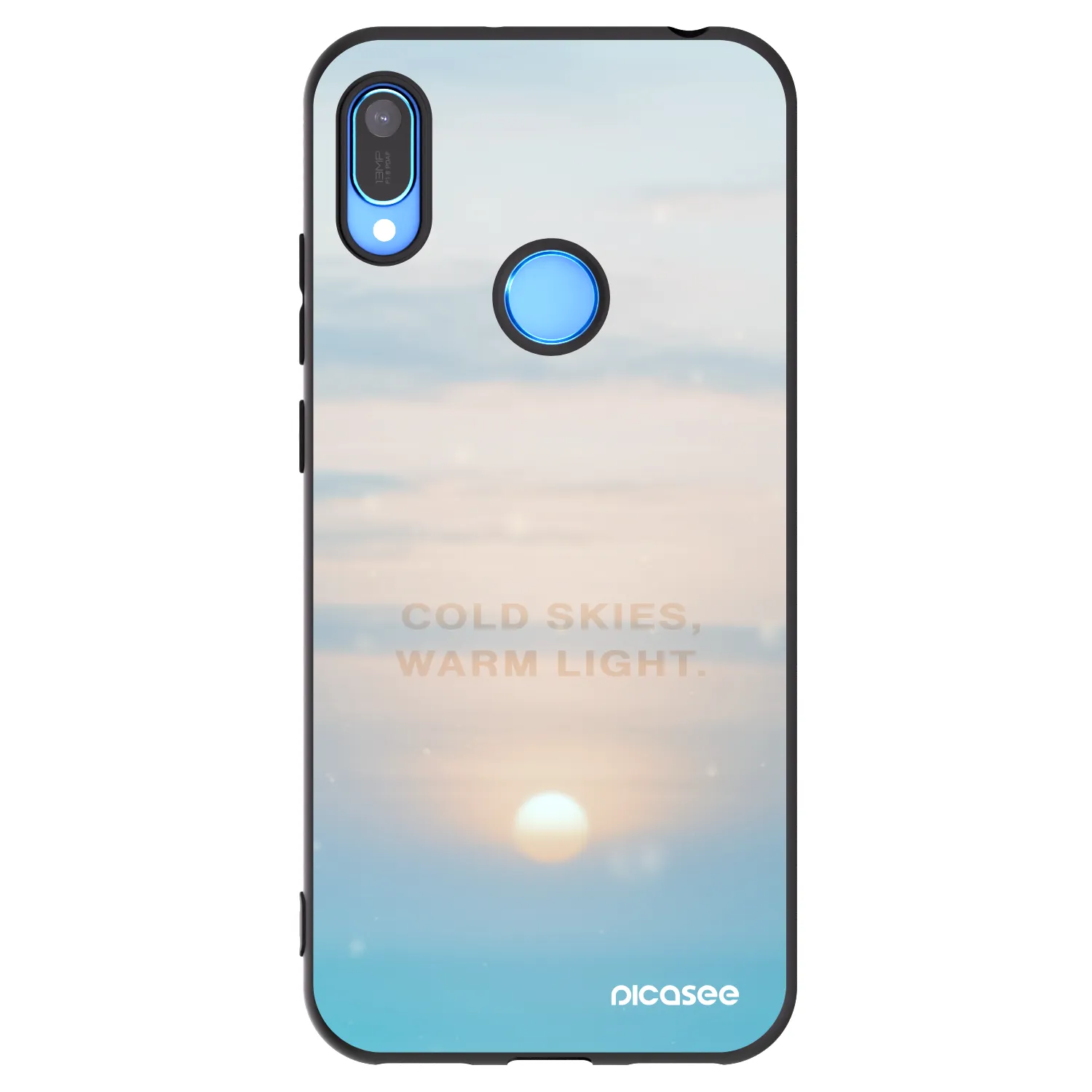 Picasee silikonový černý obal pro Huawei Y6 2019 - COLD SKIES