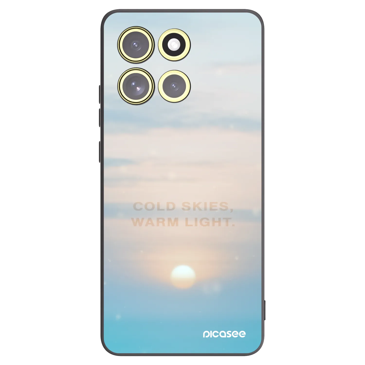 Picasee silikonový černý obal pro Motorola Moto G86 5G - COLD SKIES