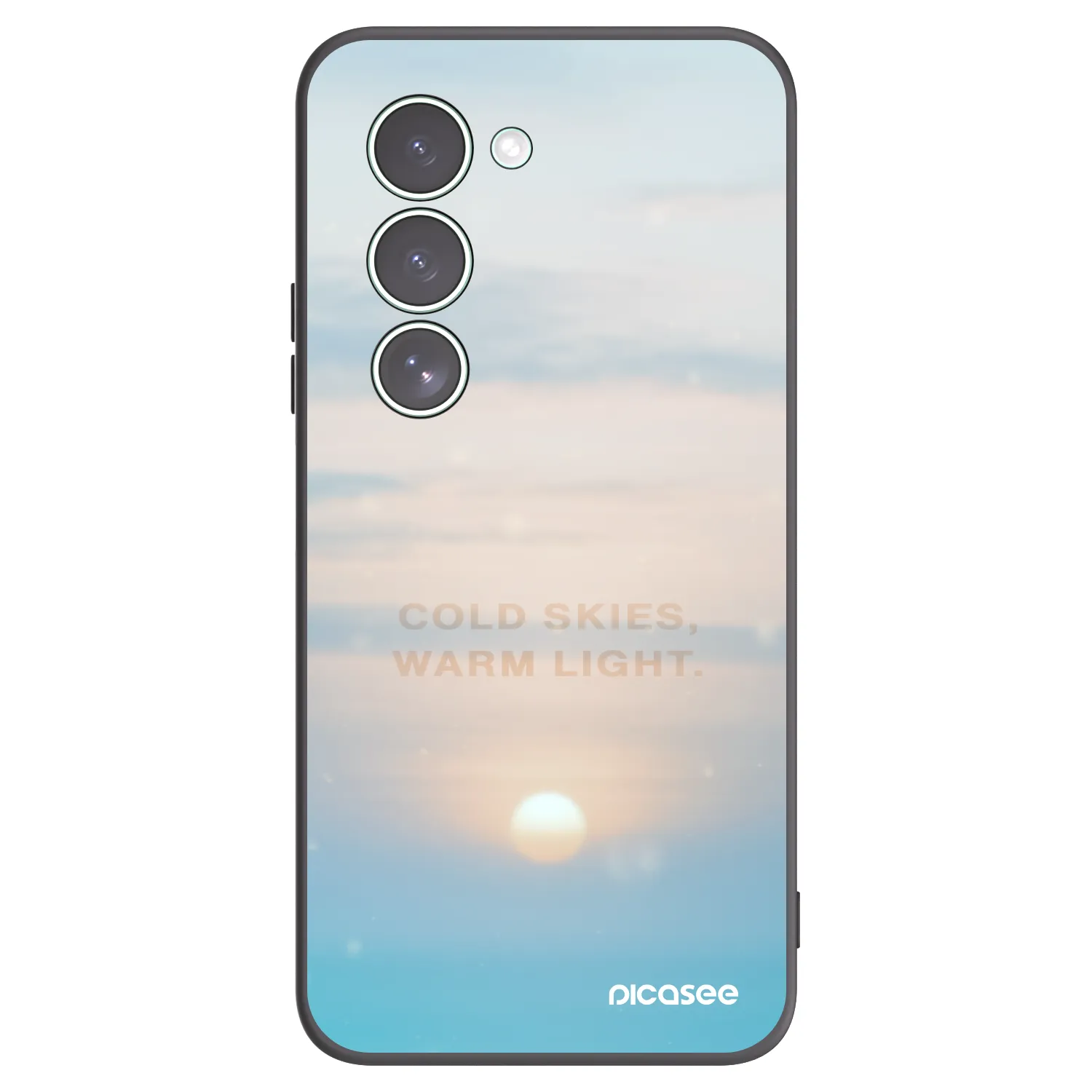 Picasee silikonový černý obal pro Xiaomi Redmi 15 5G - COLD SKIES