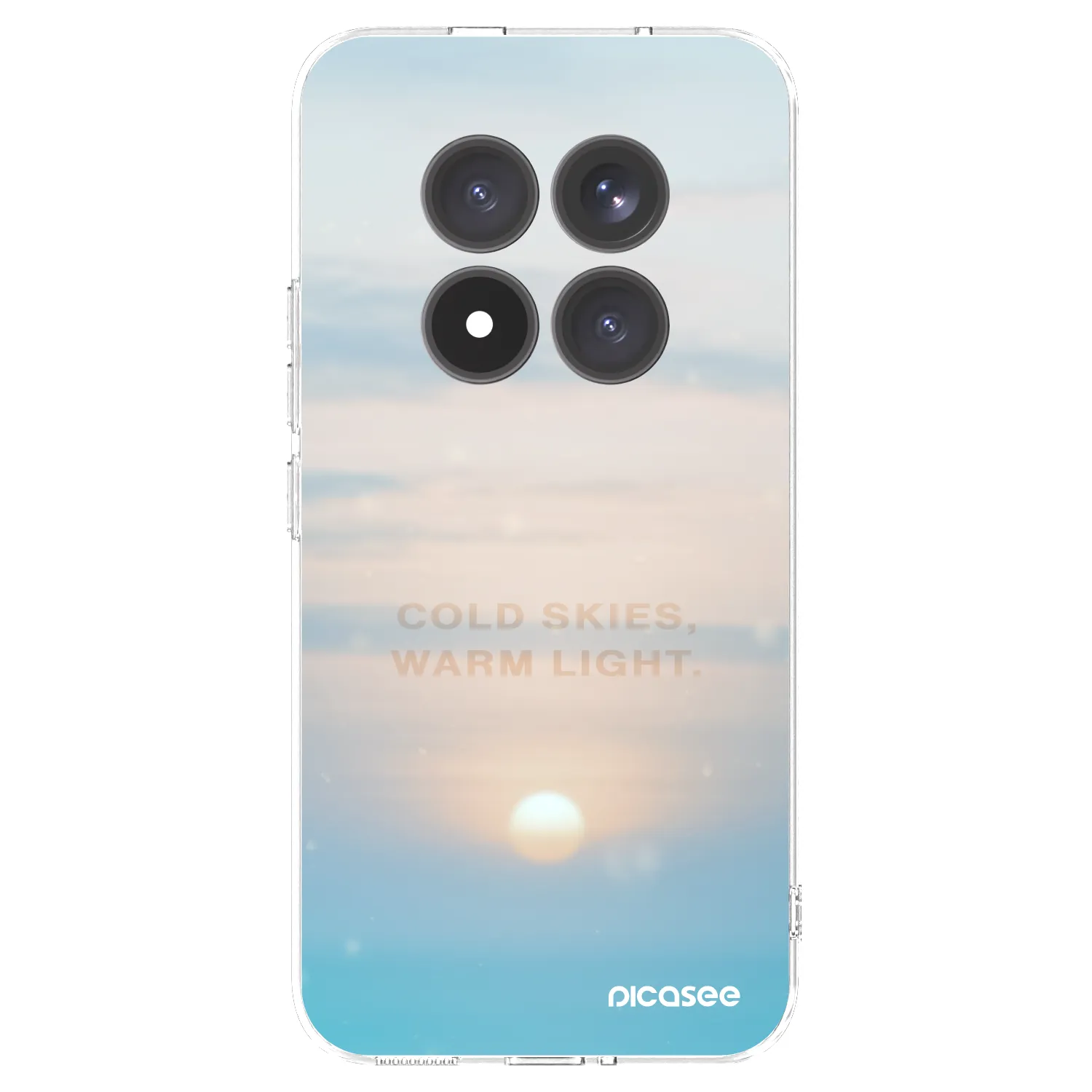 Picasee silikonový průhledný obal pro Xiaomi Redmi Note 15 Pro+ - COLD SKIES
