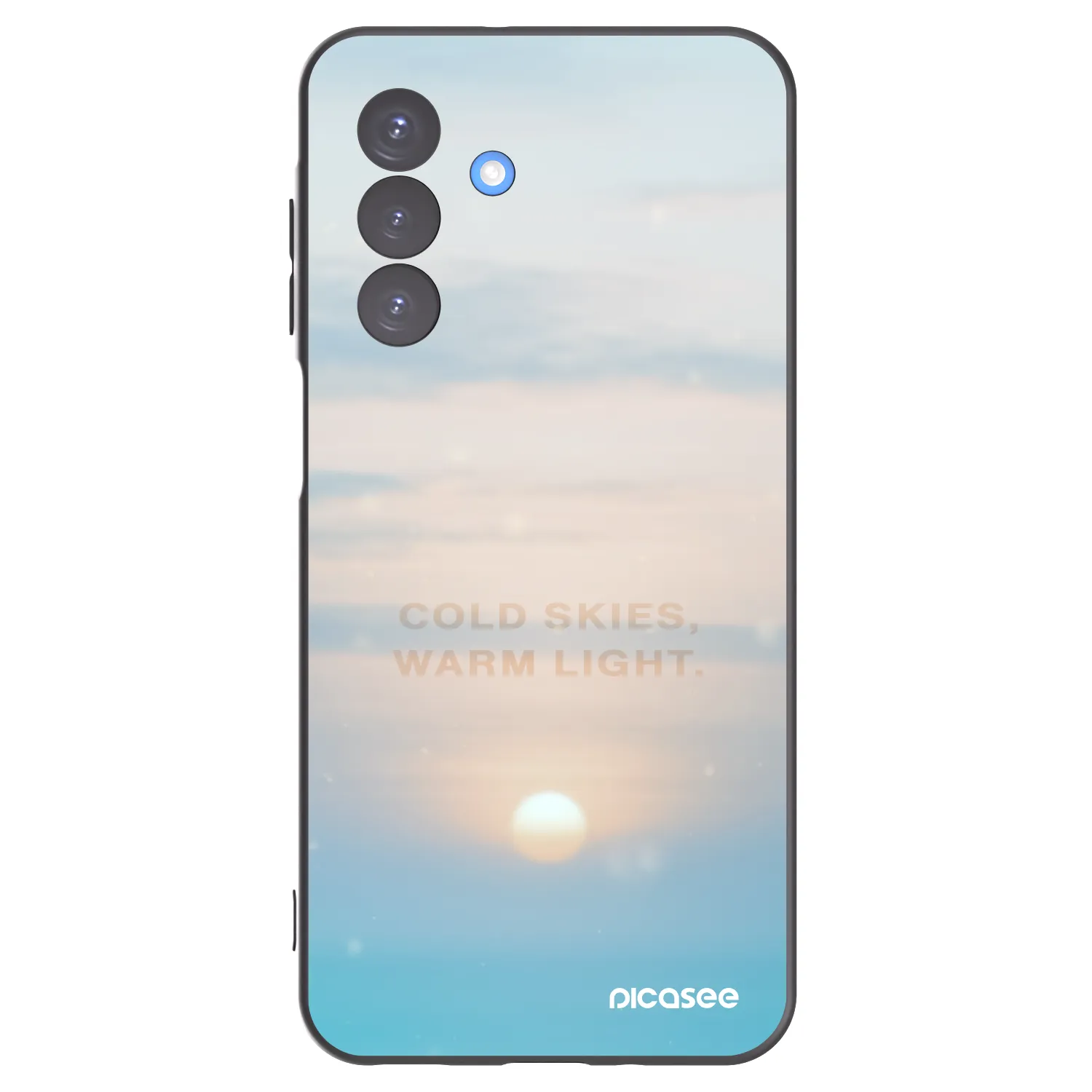 Picasee silikonový černý obal pro Samsung Galaxy A17 5G - COLD SKIES