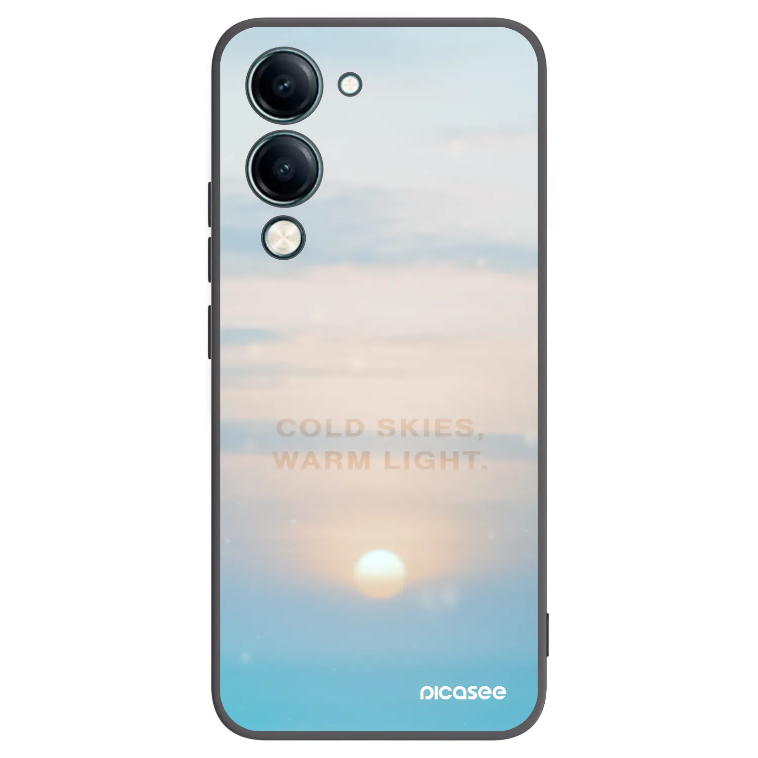 Picasee silikonový černý obal pro Vivo Y29s 5G - COLD SKIES