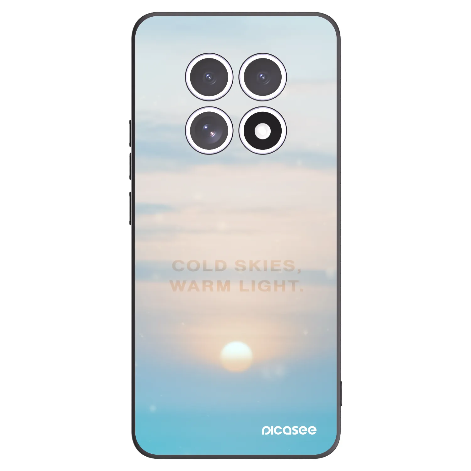 Picasee silikonový černý obal pro Xiaomi Redmi Note 15 5G - COLD SKIES