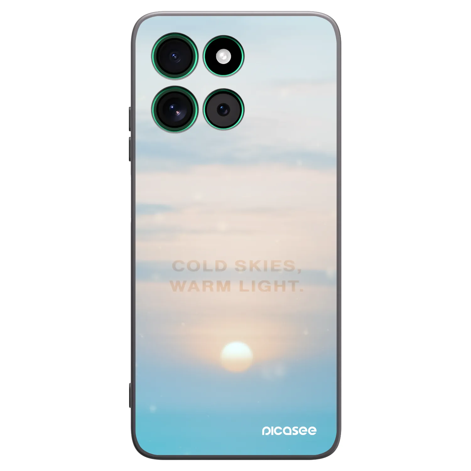Picasee silikonový černý obal pro Motorola Moto G57 Power - COLD SKIES