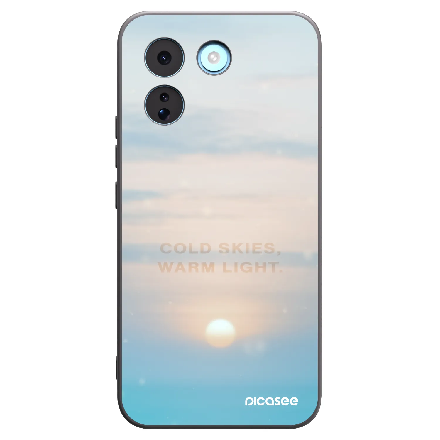Picasee silikonový černý obal pro Xiaomi Redmi Note 17 Pro MAX 5G - COLD SKIES