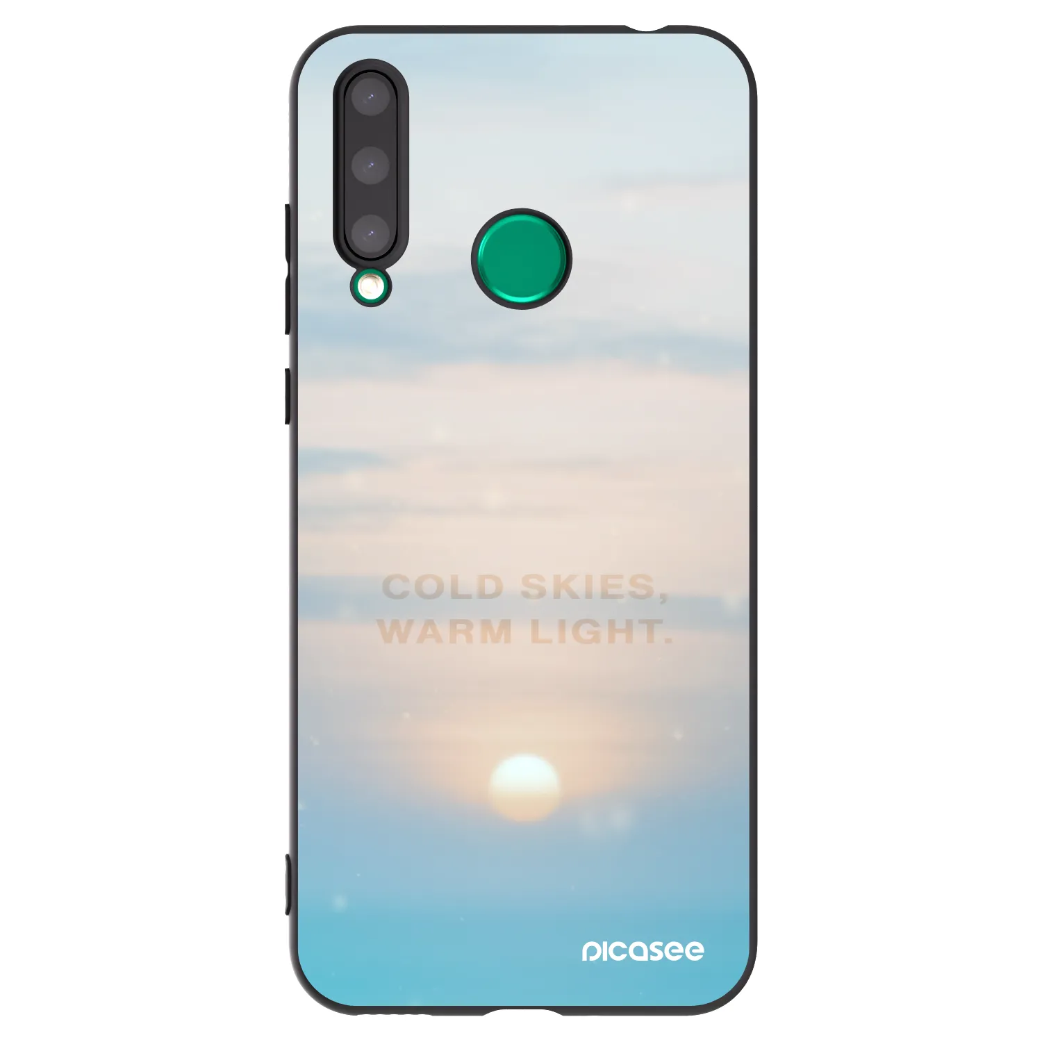Picasee silikonový černý obal pro Honor 20 Lite - COLD SKIES