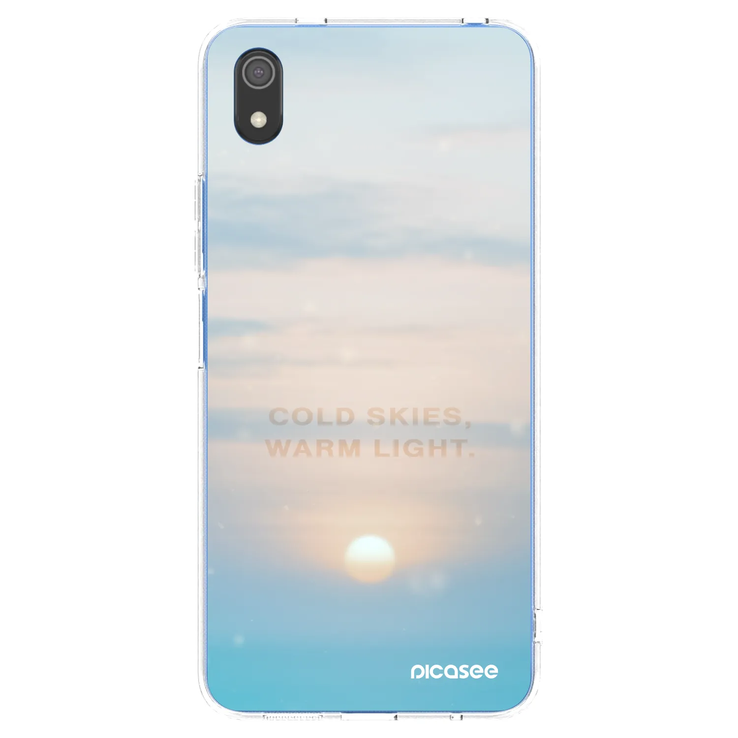Picasee silikonový průhledný obal pro Xiaomi Redmi 7A - COLD SKIES