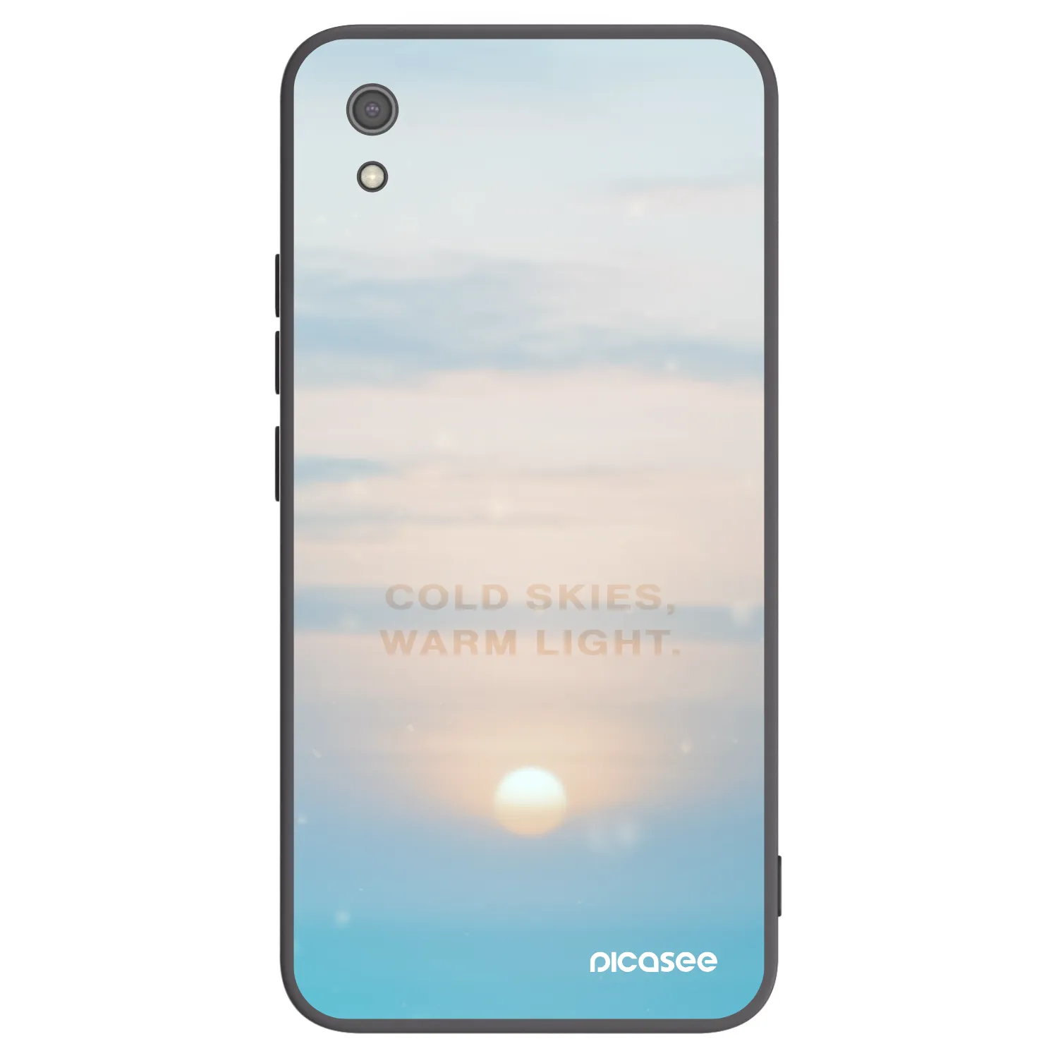 Picasee silikonový černý obal pro Xiaomi Redmi 7A - COLD SKIES
